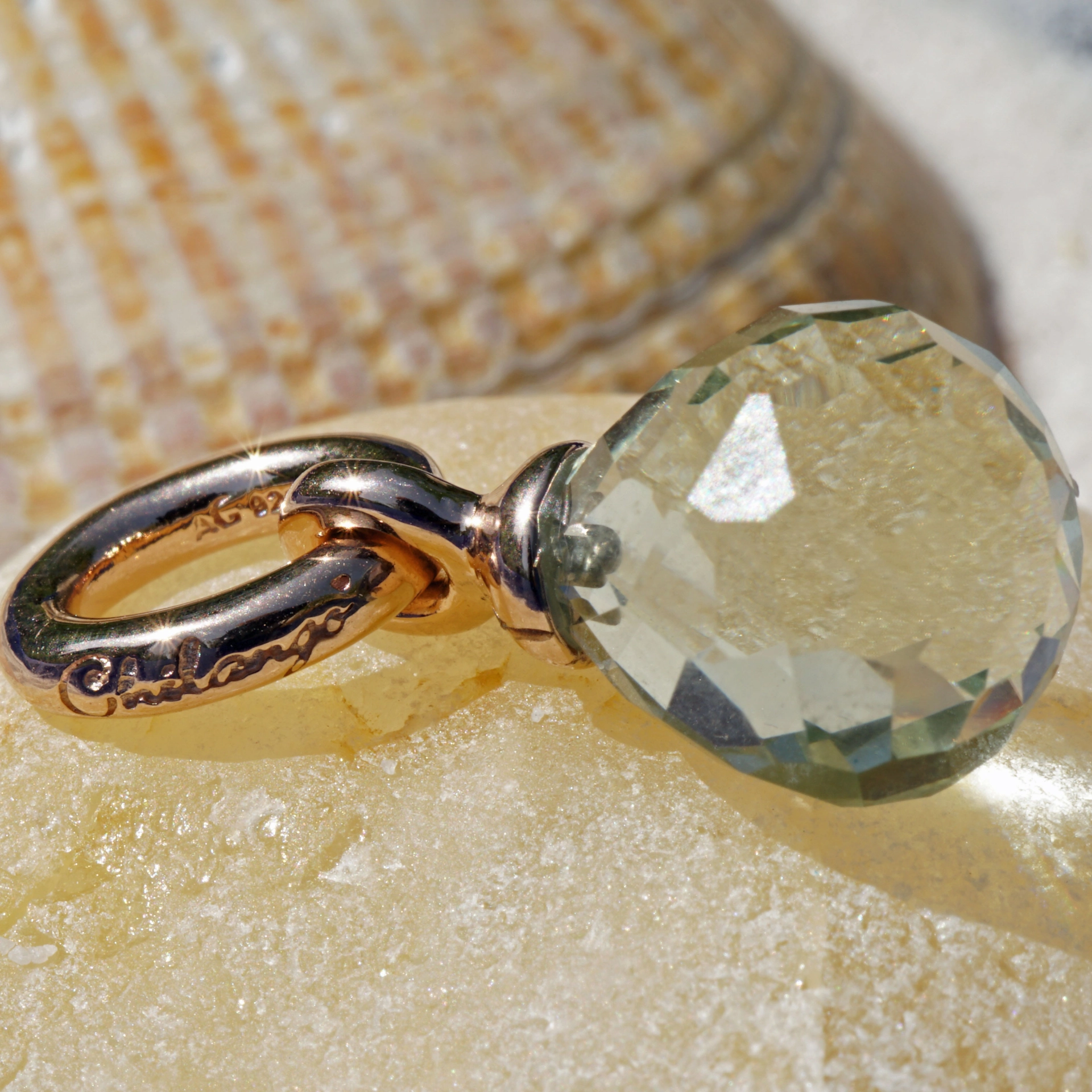 green Amethyst Pendant Pample Star from the Lifestyle Jewelry Manufacturer Chilango
