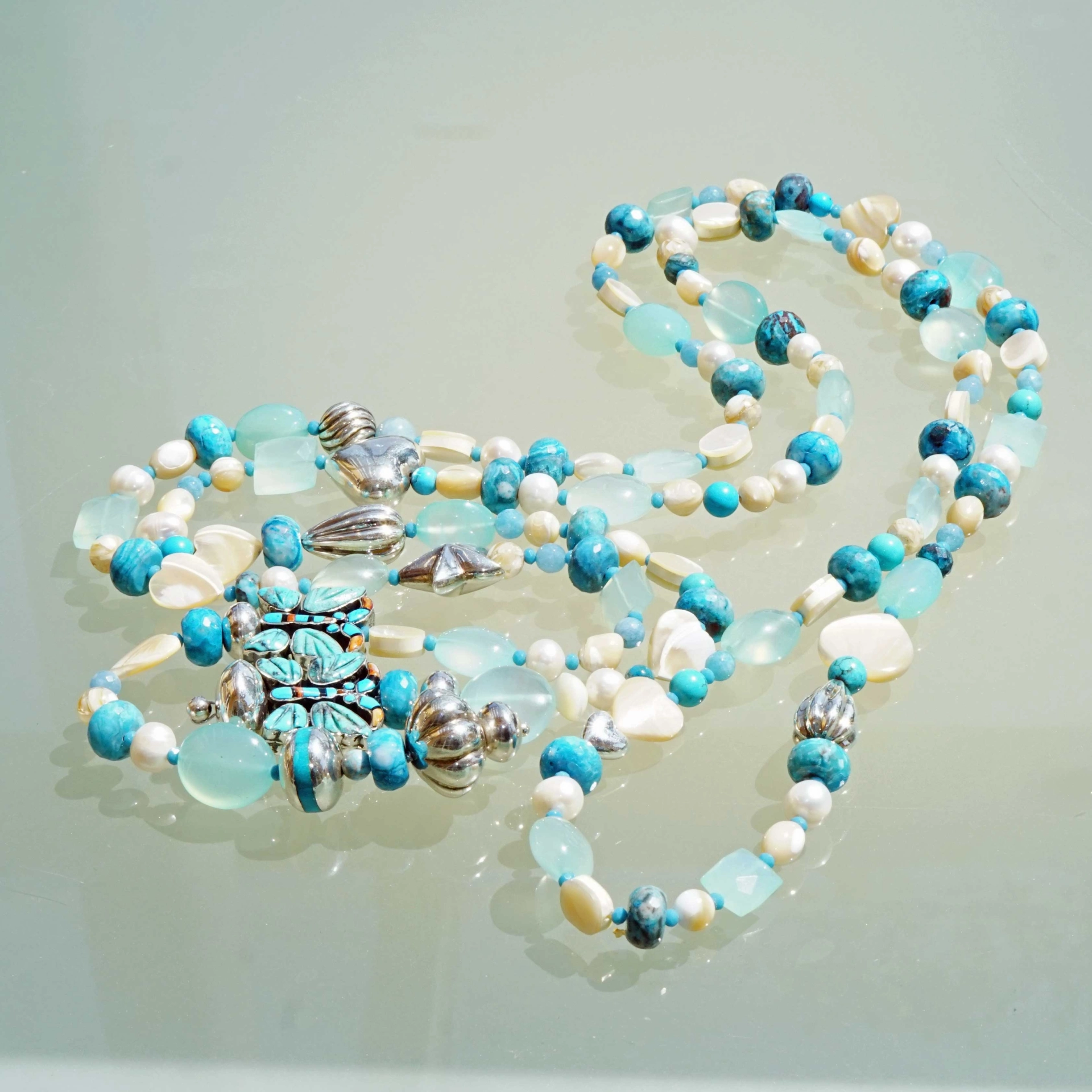 Chilango extra long Jewelry Necklace in 185 cm  Out of Nature Legends...couldn't be more beautiful
