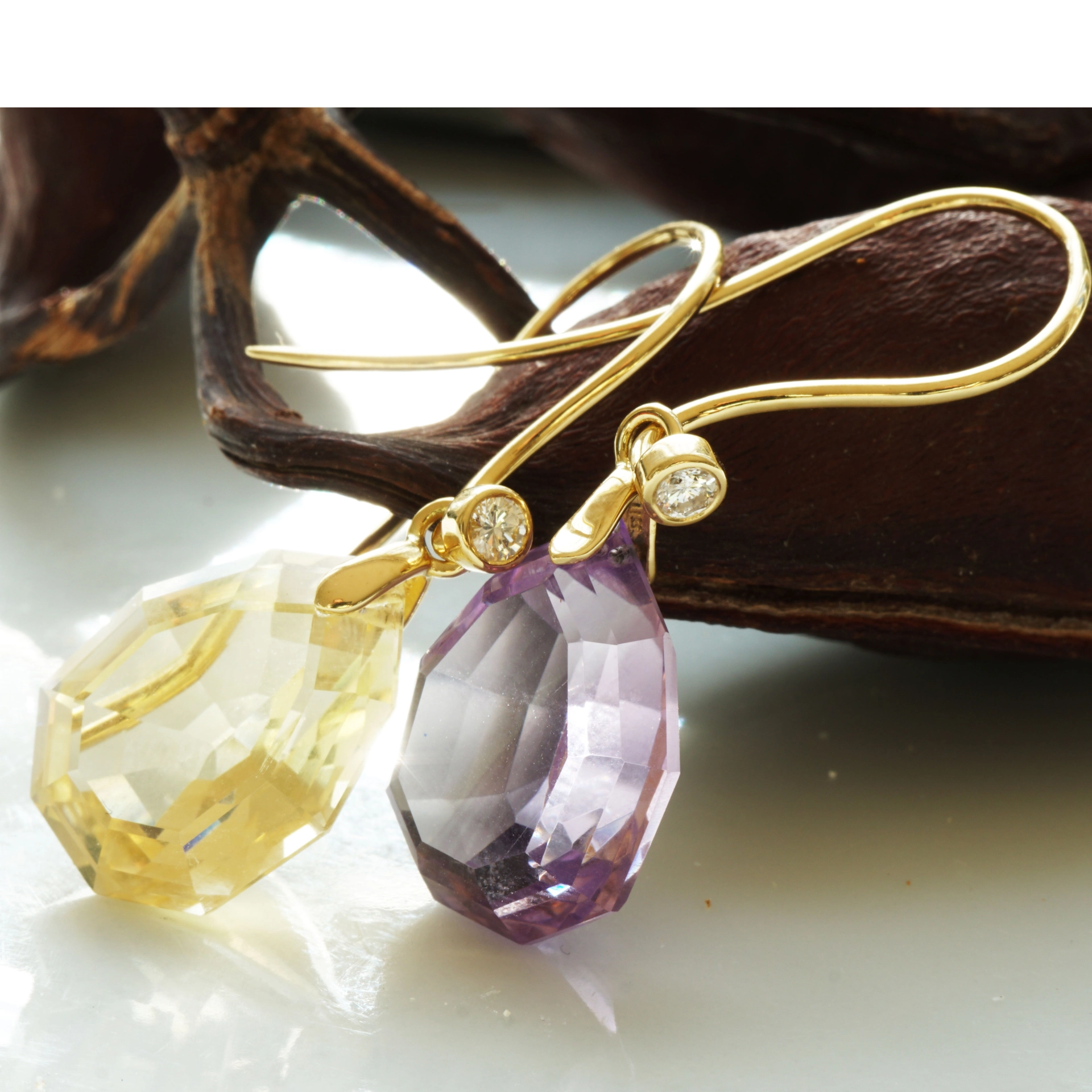 Earrings with detachable pendant ....a Beginnung of Earring Mania