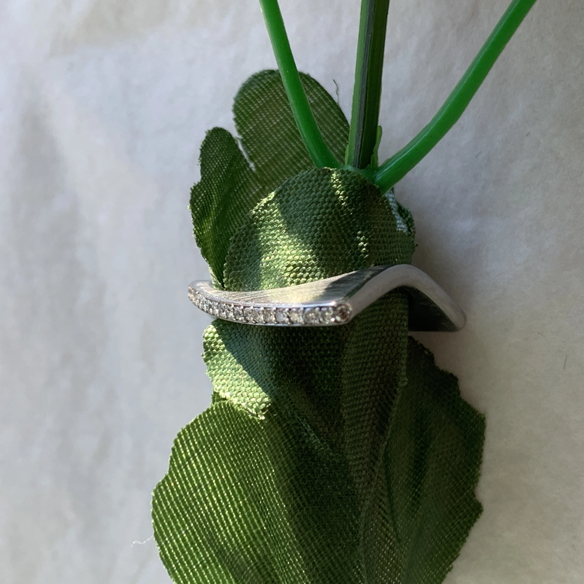 Ring Humphrey Alpenhai Welle 0.24 ct Edelstahl nickelfrei Rw 53