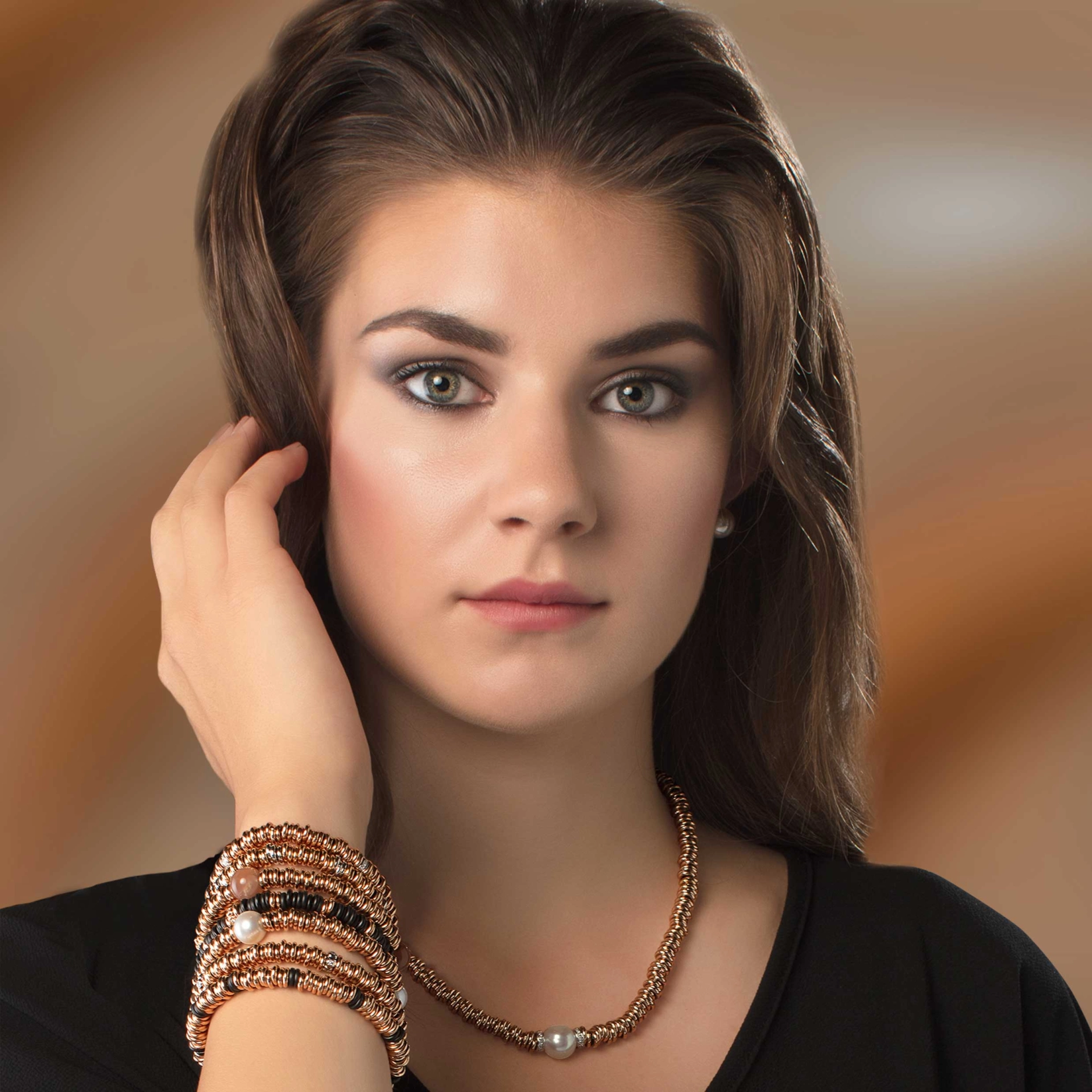Ceramic Brilliant Bracelet from the popular Loop Kollektion Silhouette Bentner Germany