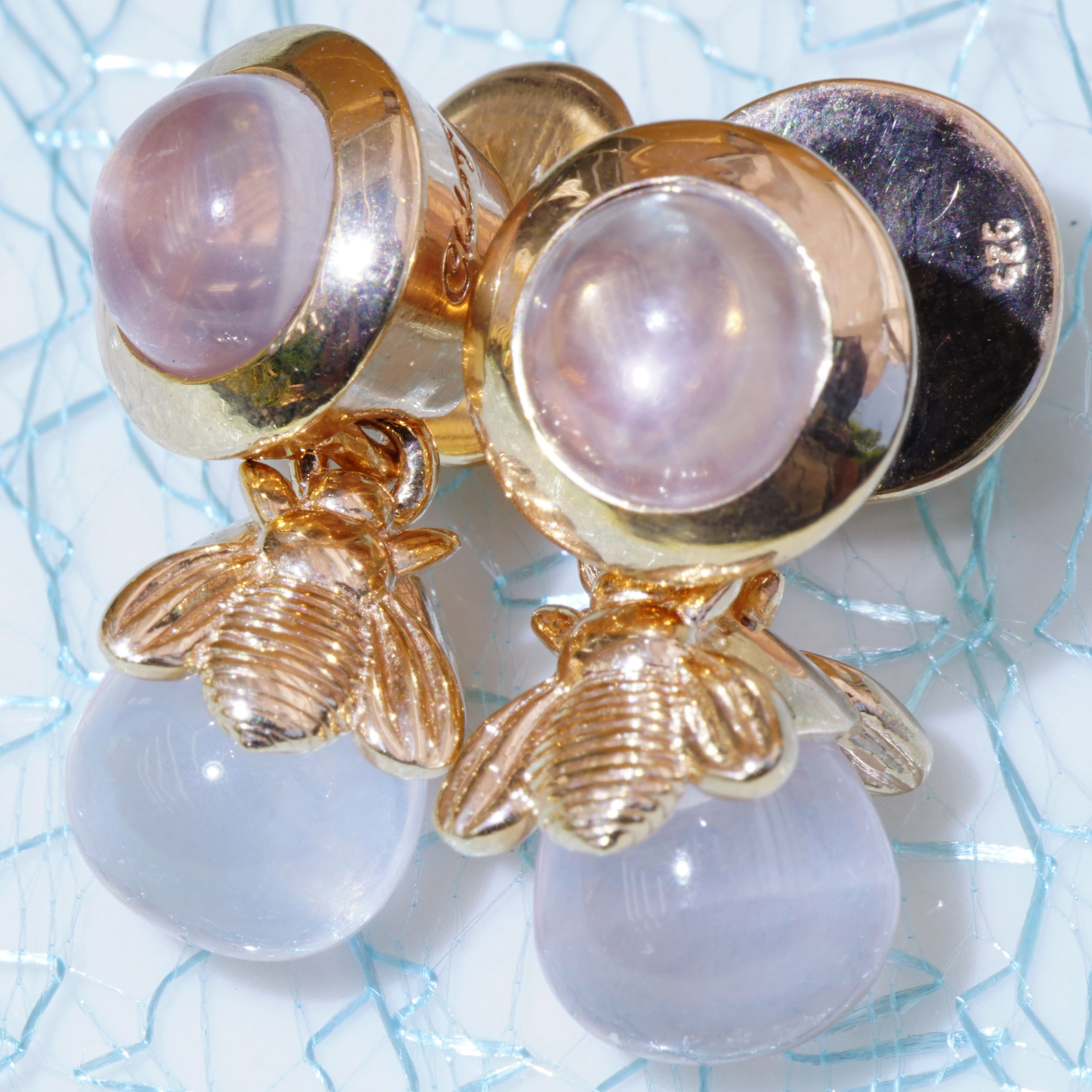 The Best Silver Jewelery forever...High Quality Chilango EARRINGS PRINCESS BEE
