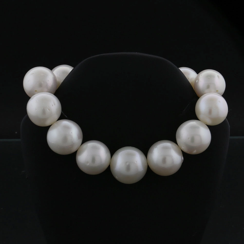 Südsee-Zuchtperl-Armband, 13-15 mm