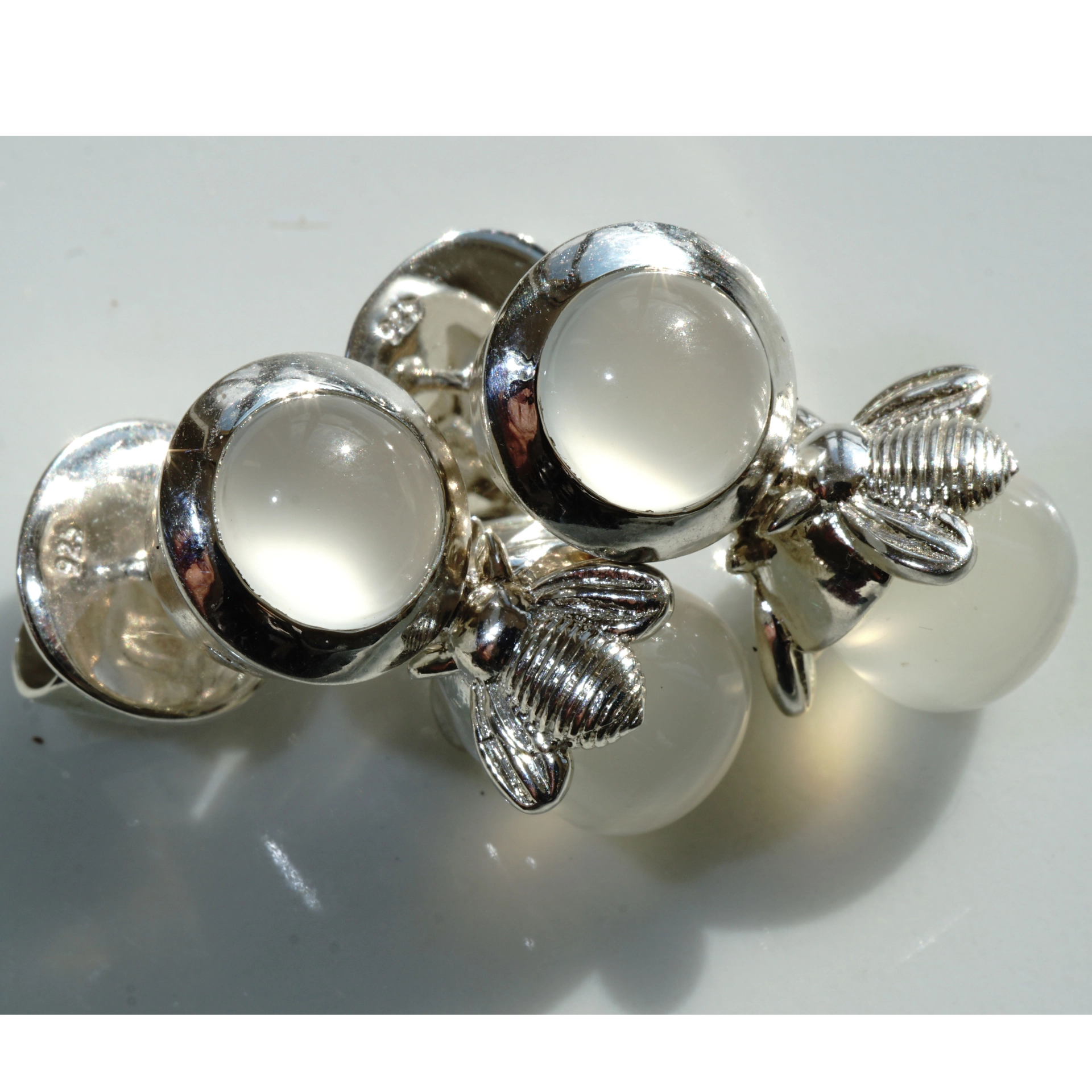 The Best Silver Jewelery forever...High Quality Chilango EARRINGS PRINCESS BEE