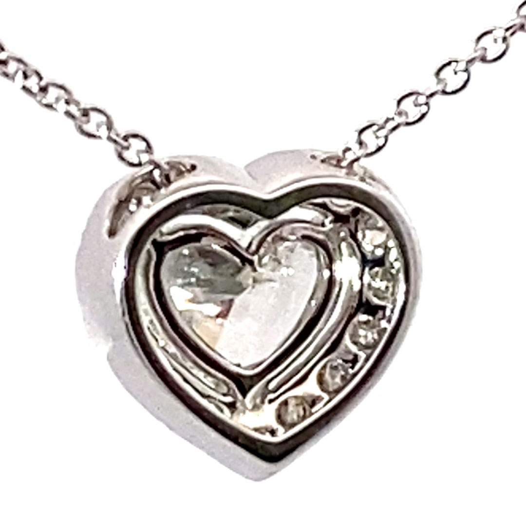 Heart full cut brilliant approx. 0.70 ct, F (very fine white) / SI1(small inclusions) with GIA report