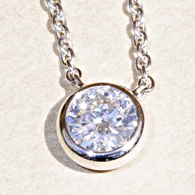 Round full cut brilliant approx. 0.50 ct, D (very fine white) / SI2 (small inclusions) with GIA report