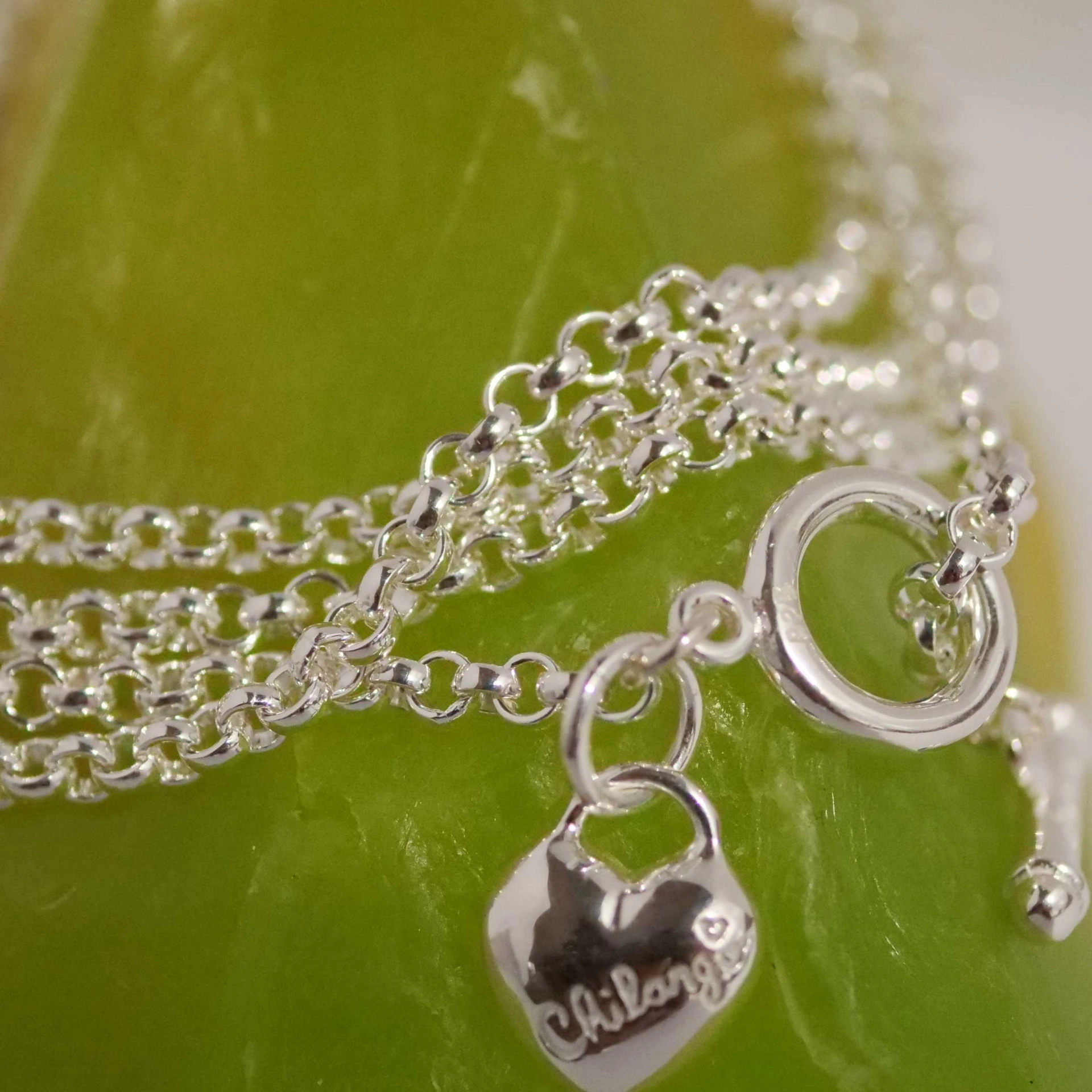 Chilango Necklace in 85 cm fine Luxury 925 Silver 3 mm