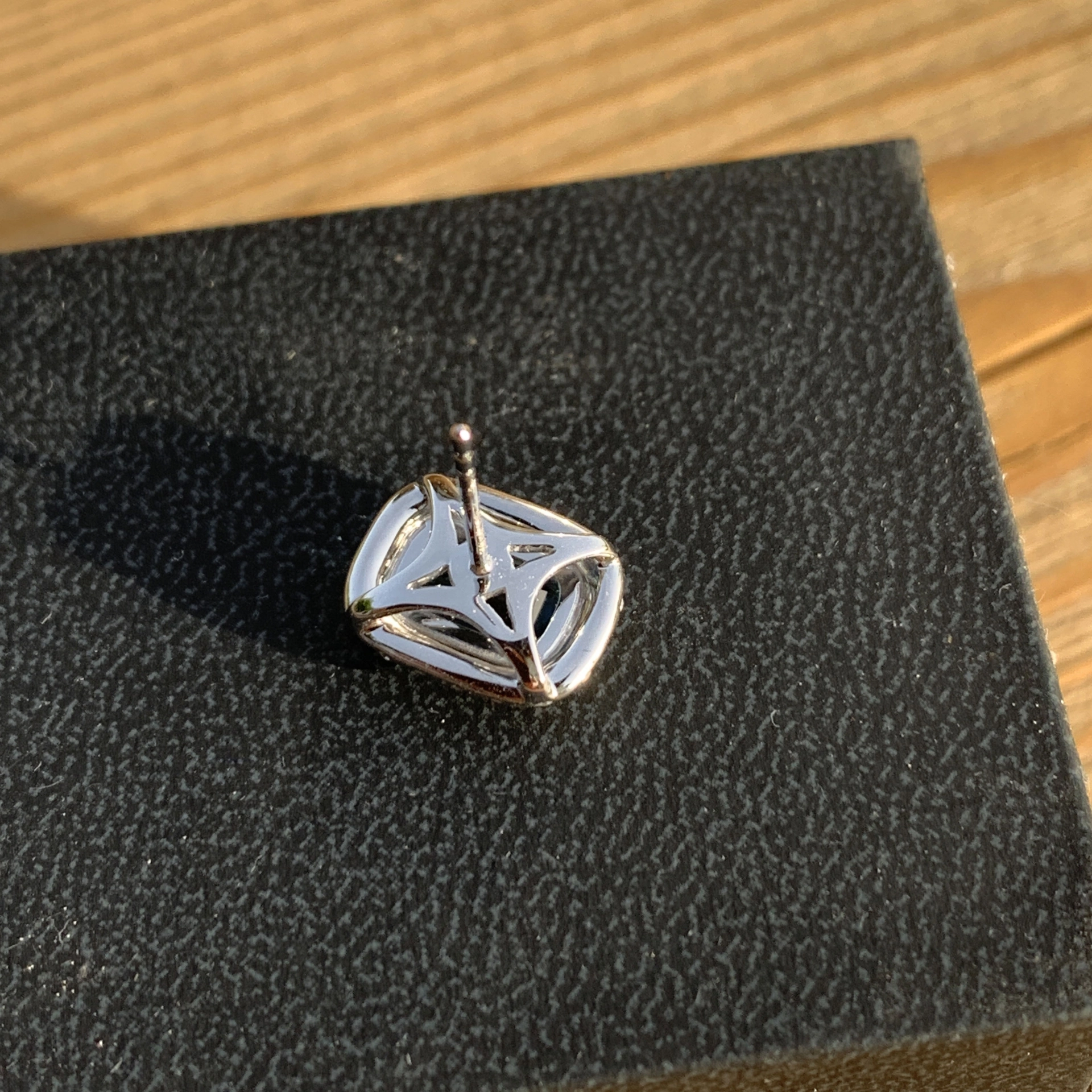 Aquamarin Diamant Ohrstecker AAA+ 12 x 10 mm Feines Weiss Lupenrein-VVS High Quality