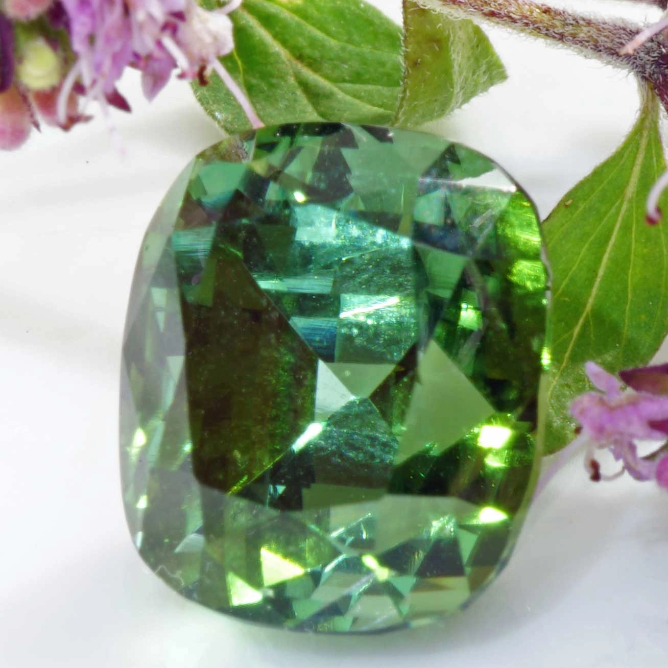 Tourmaline from Afghanistan green-mint 8.45 ct AAA+ Investment Gemstone