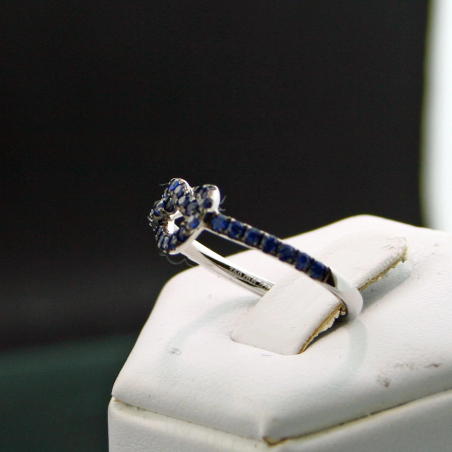 Endless Love-Saphir-Ring-750er-Weißgold,