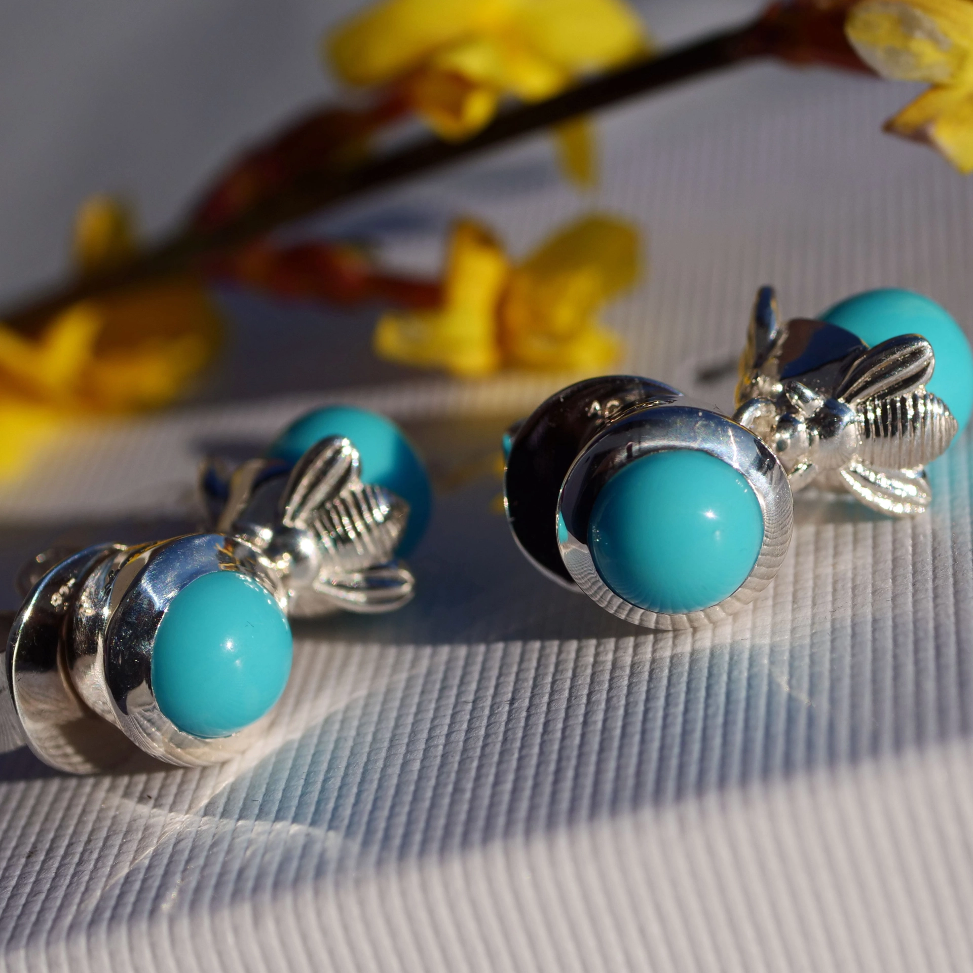 The Best Silver Jewelery forever...High Quality Chilango Earsticke Princess Bee
