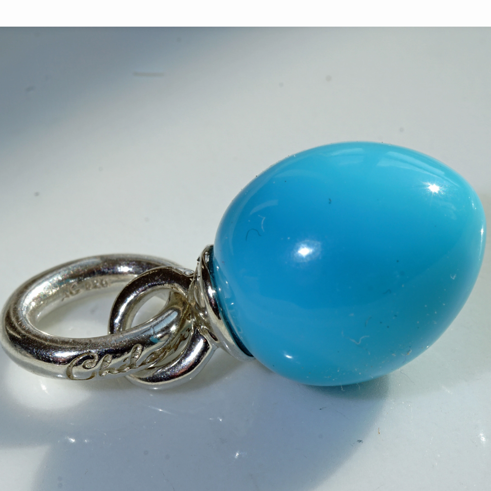The Best Silver Jewelery forever...High Quality Chilango Pendant Drop Turchese