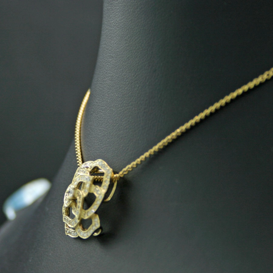 Petit Rose´, 750er-Gold,Gelbgold, Brillant-Anhänger, 0.50 ct