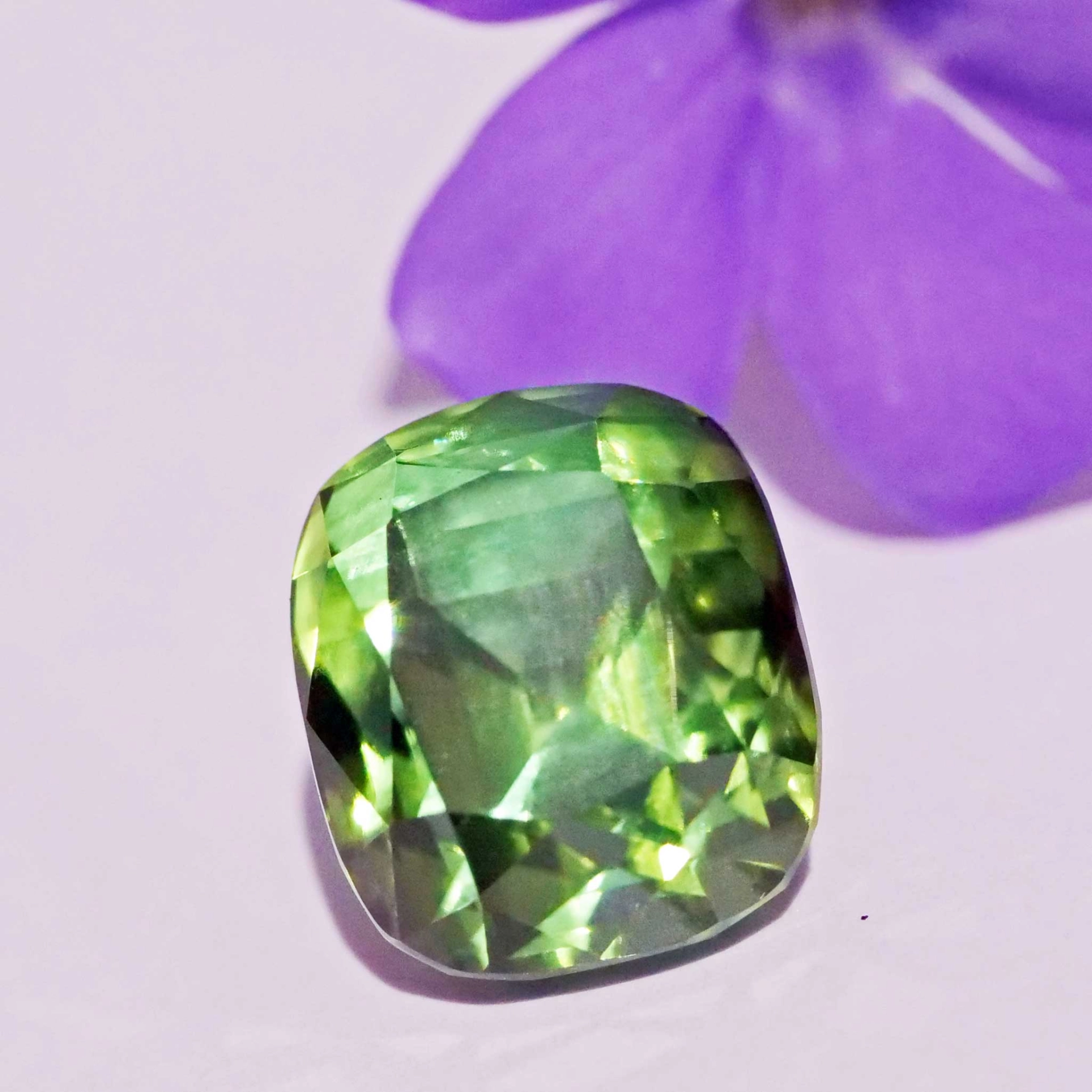 Tourmaline from Afghanistan green-mint 8.45 ct AAA+ Investment Gemstone