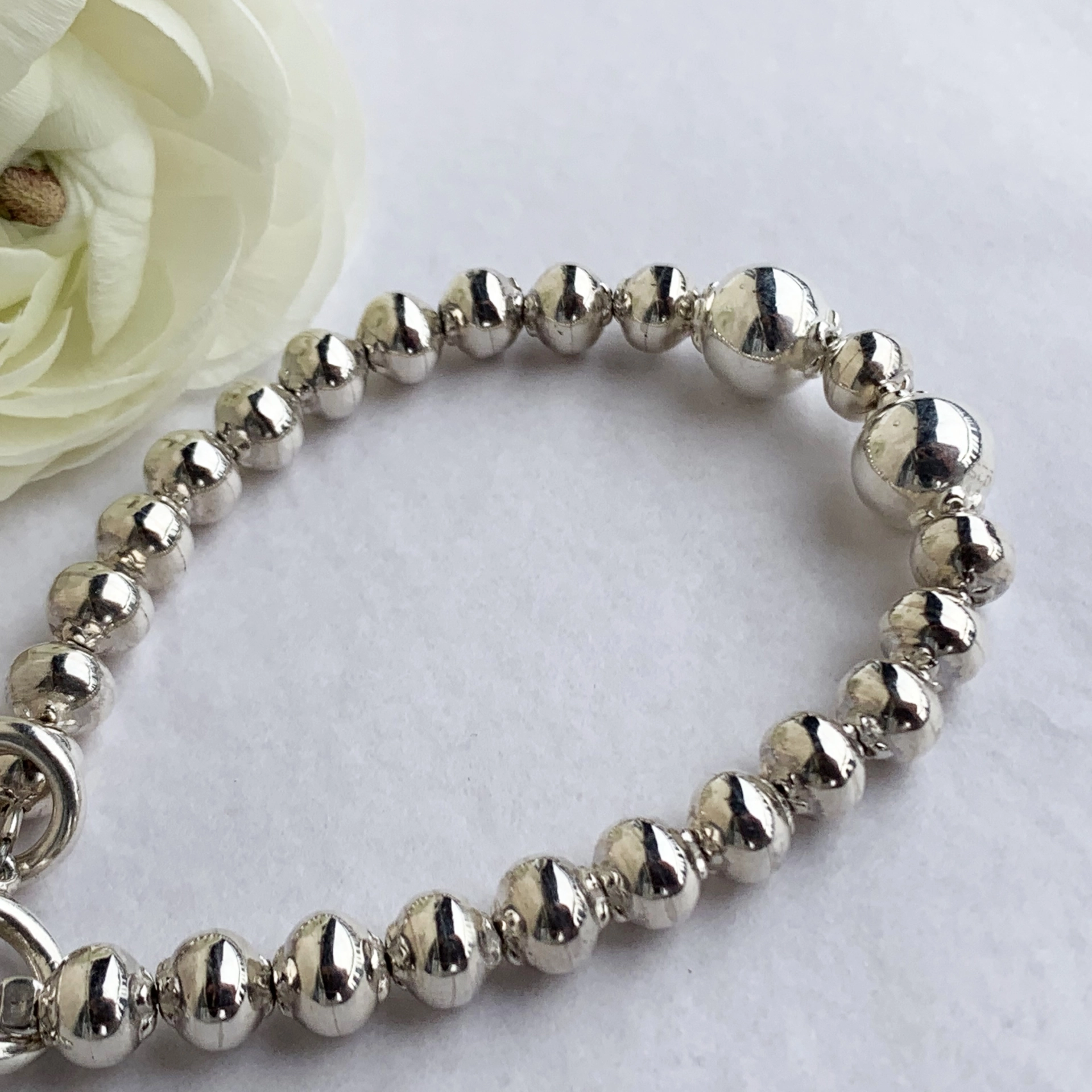 Original Chilango Armband Kugeldesign mit Zierschloss Anhänger 925er Silber tolles Design