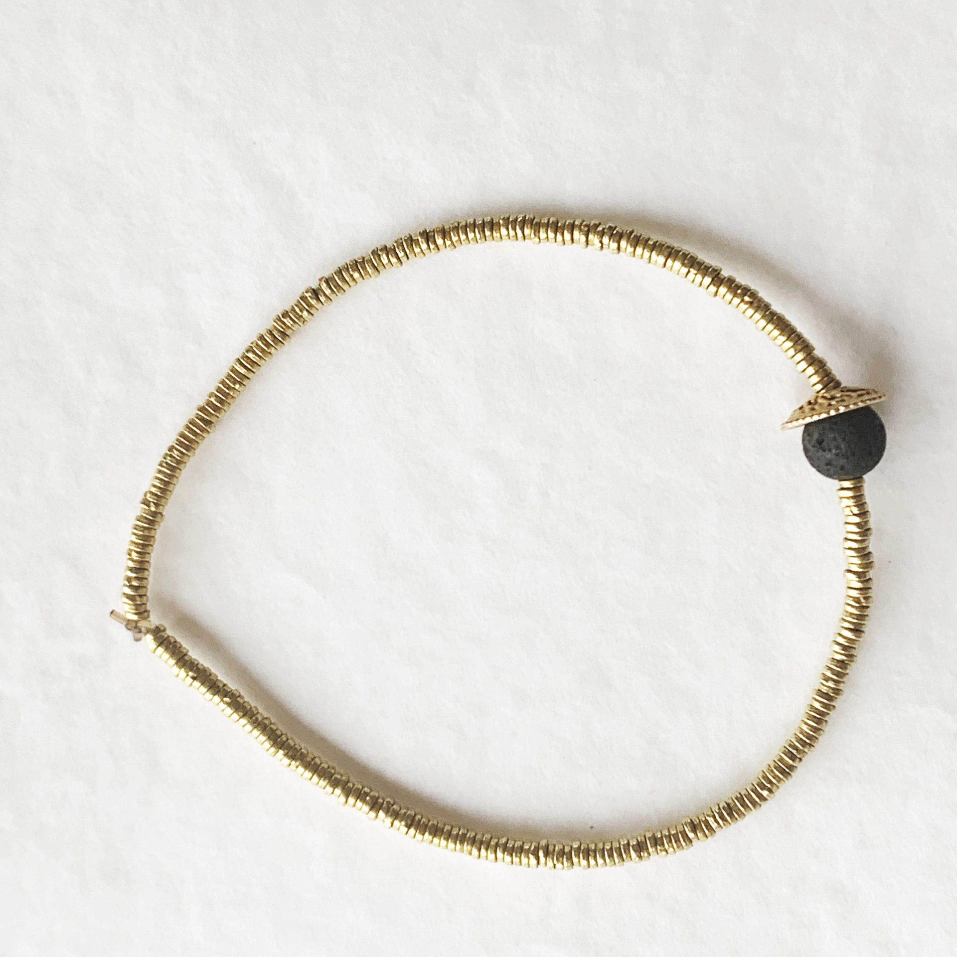 Bracelet 900er Finegold with decorative Elements 6 Grams