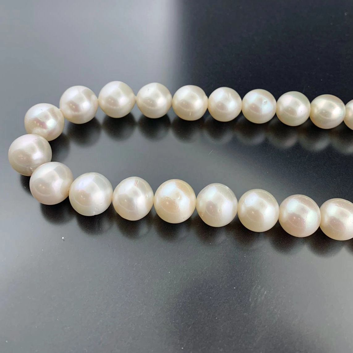 Südsee Zuchtperl Kette 12,5-15 mm AAA seltene Größe