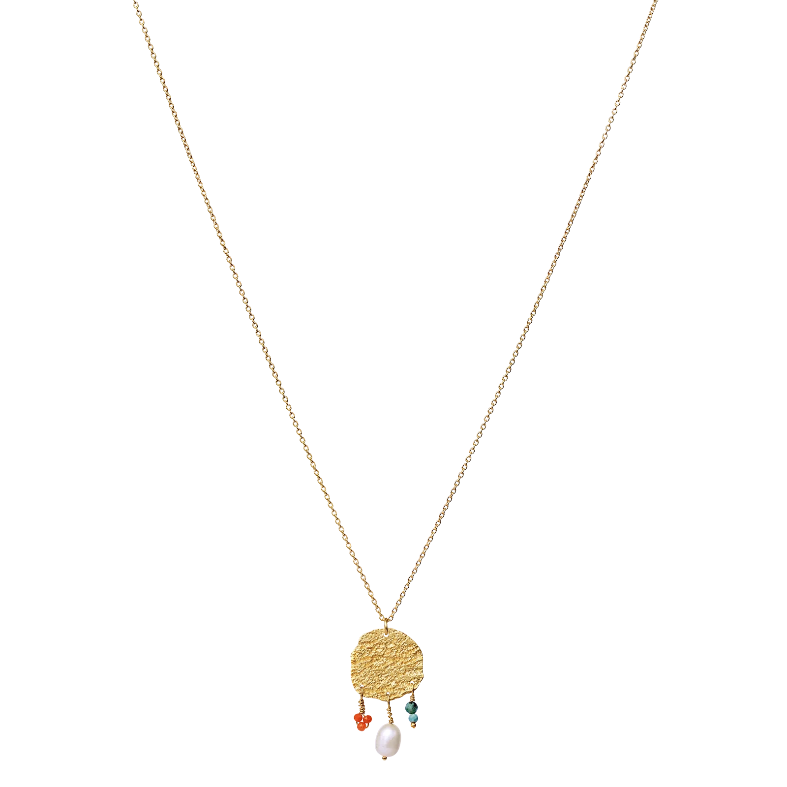 Henny Pendant with Chain Silver plated by Designer Maanesten Denmark
