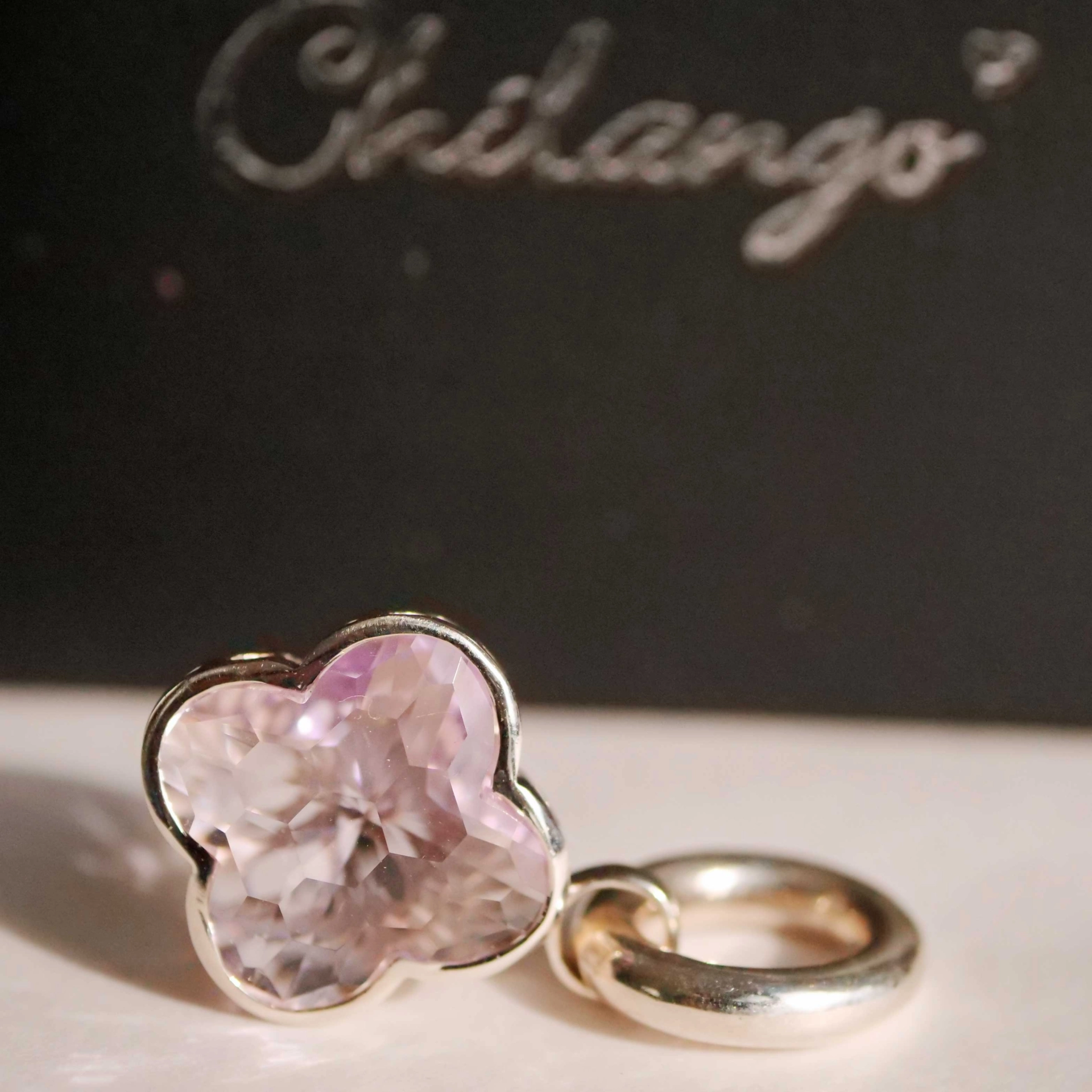 Amethyst Pendant from the Lilli Flower out of Nature Series from the Lifestyle Jewelry Manufacturer Chilango