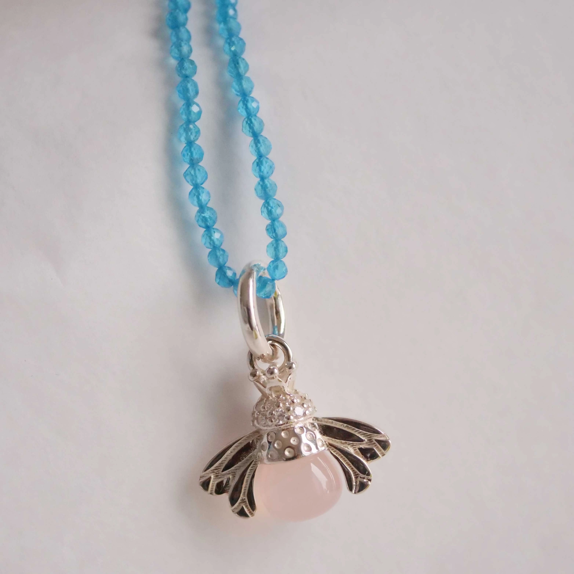 Bee Princess Pendant..925 Sterlingsilver with little crown..so sweet