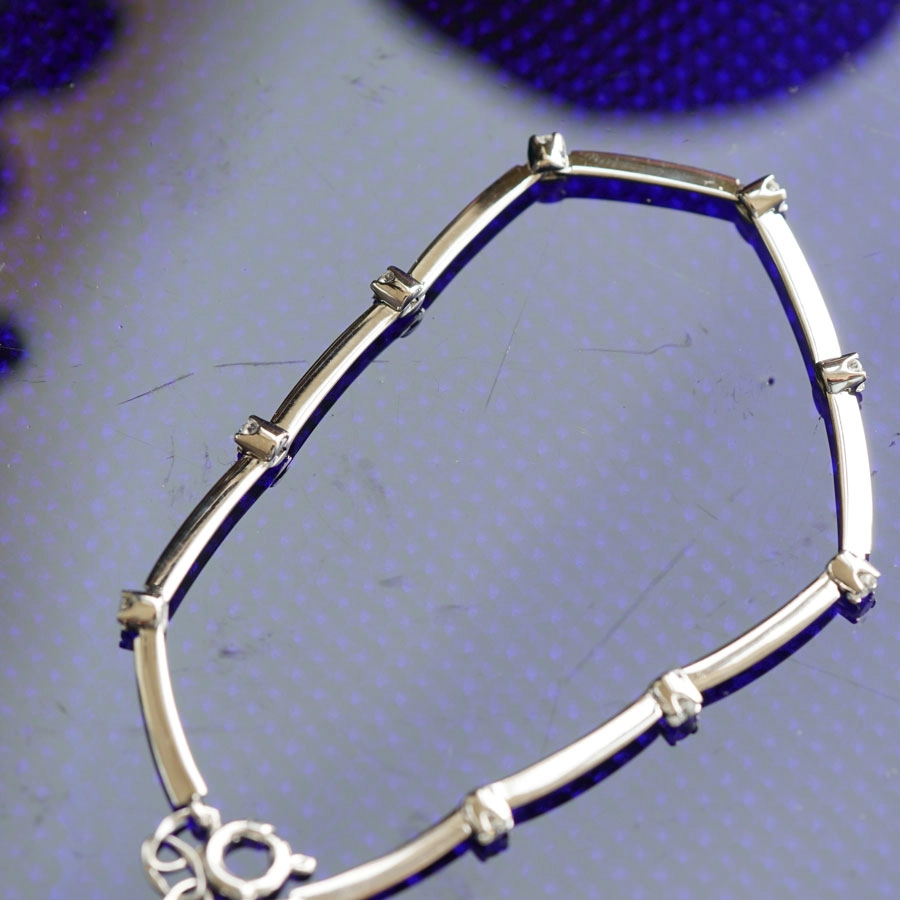 Diamant Armband in 750er Weissgold