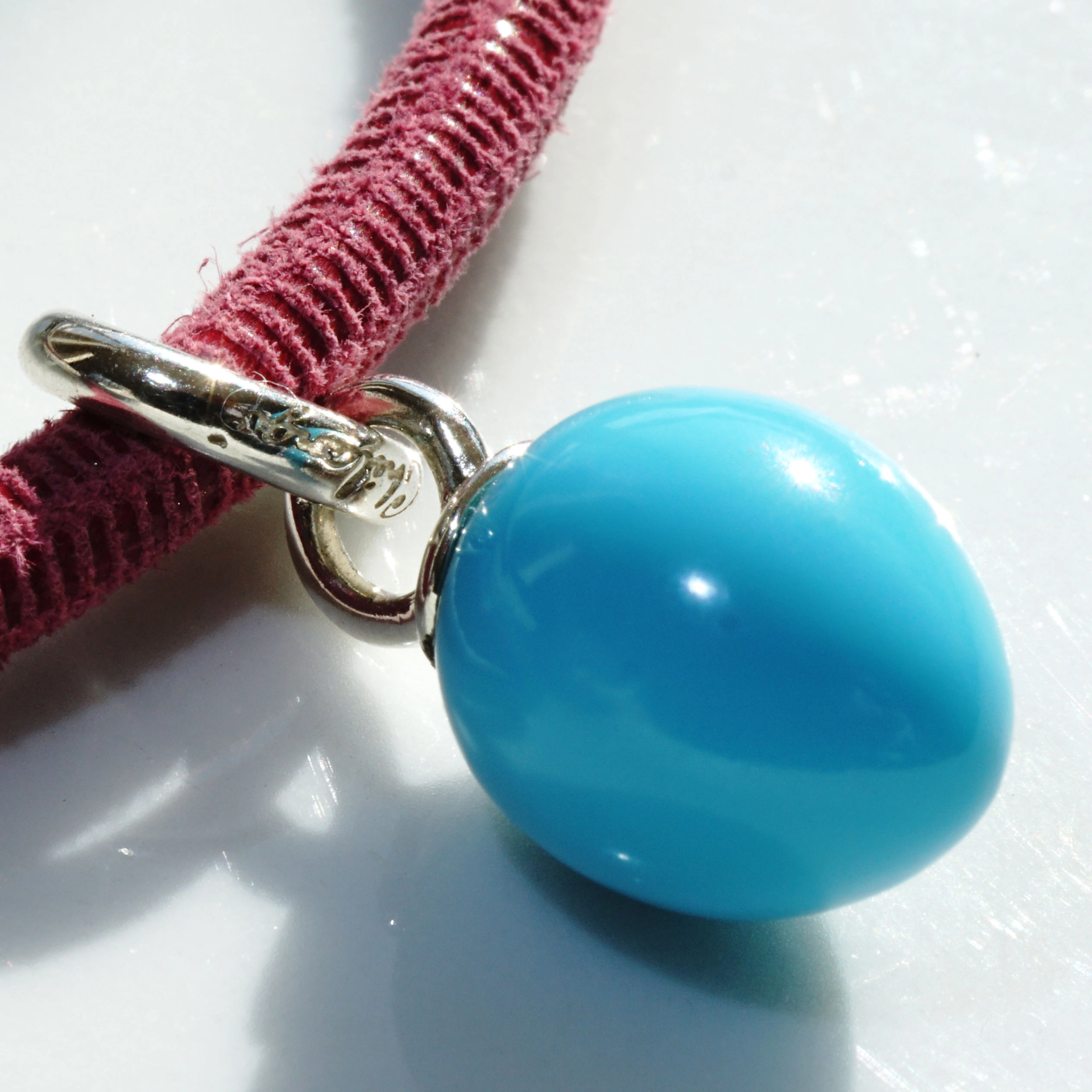 The Best Silver Jewelery forever...High Quality Chilango Pendant Drop Turchese