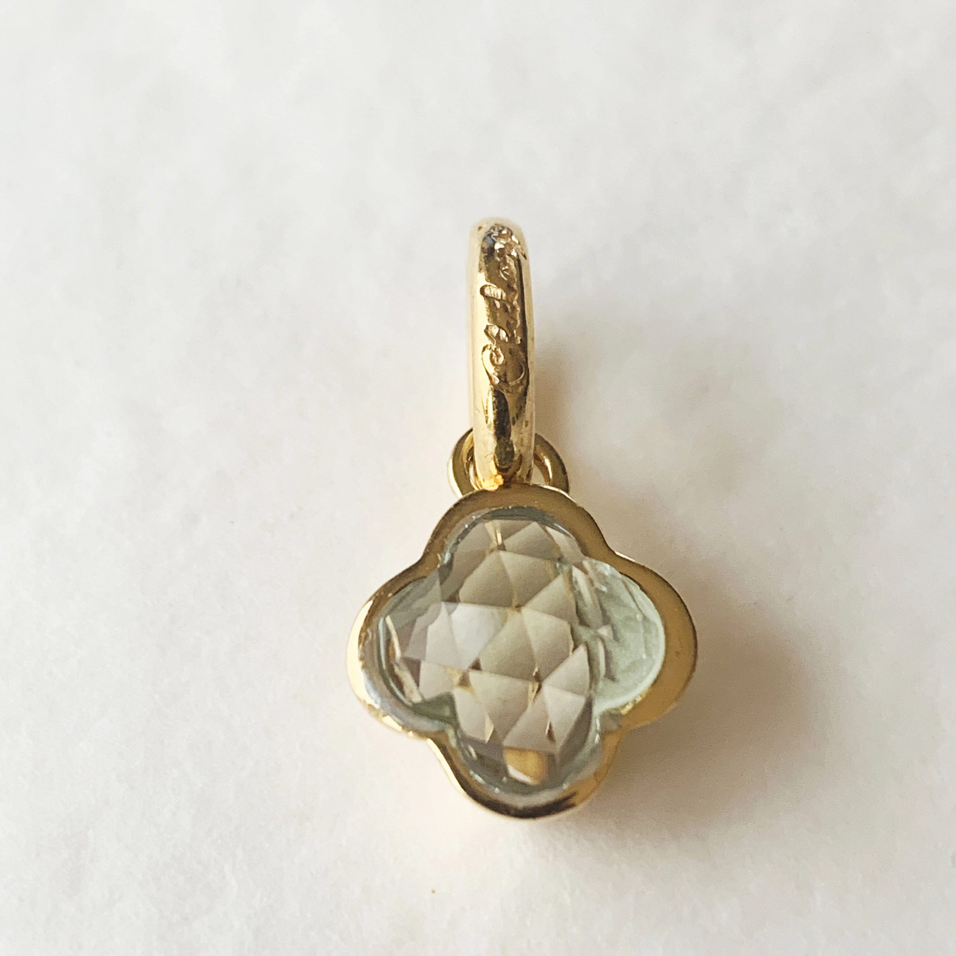 Original Chilango Pendant Silver plated green Amethyst