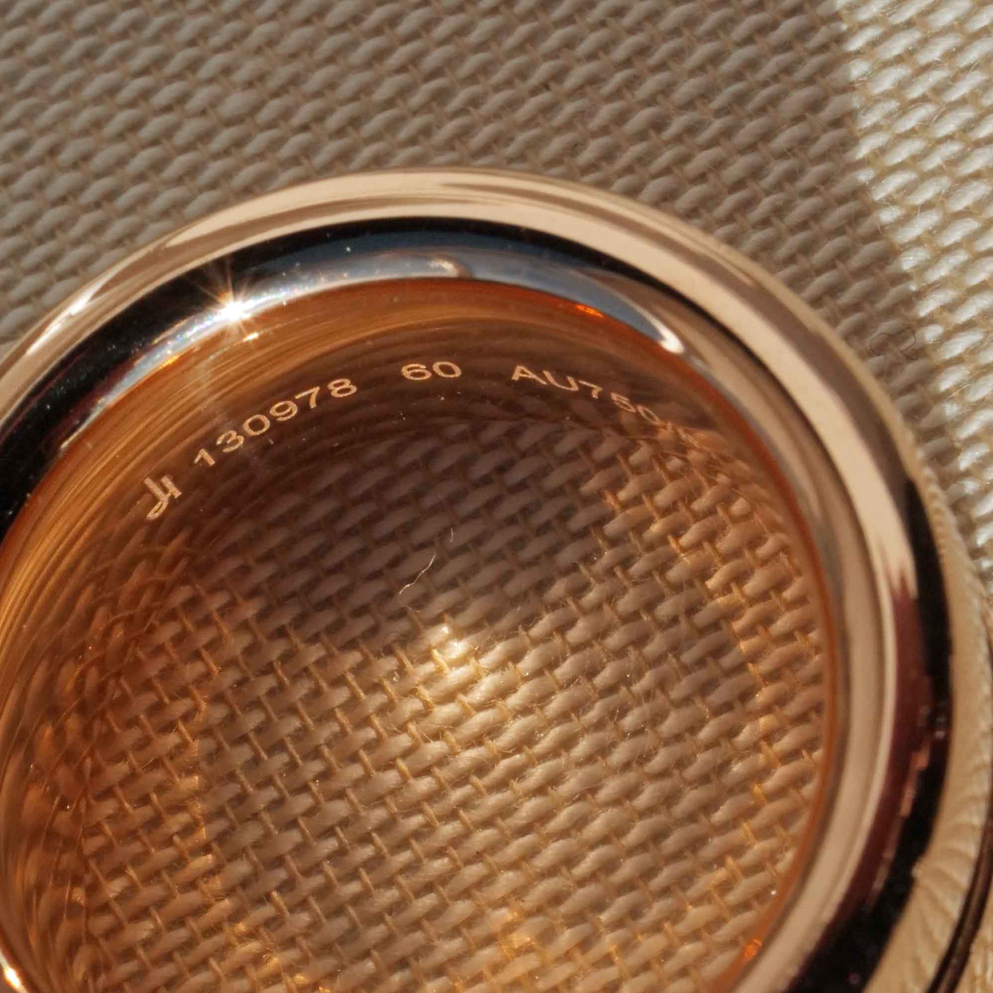 Cool Ring by Jörg Heinz Model Revellion in 750 Rosegold with Steel 0.68 ct