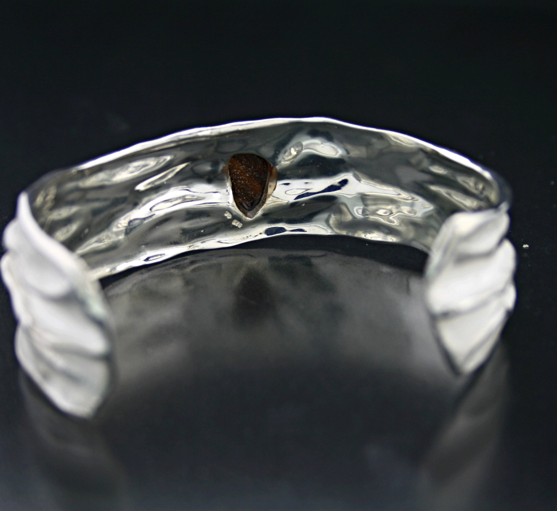 Boulderopal-Armreif, 925/-Silber