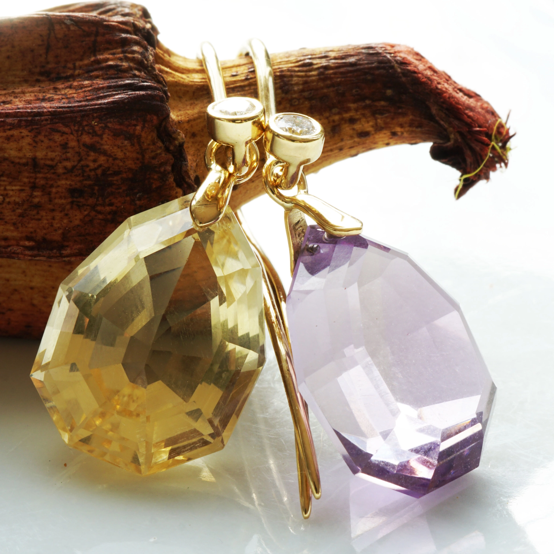 Earrings with detachable pendant ....a Beginnung of Earring Mania