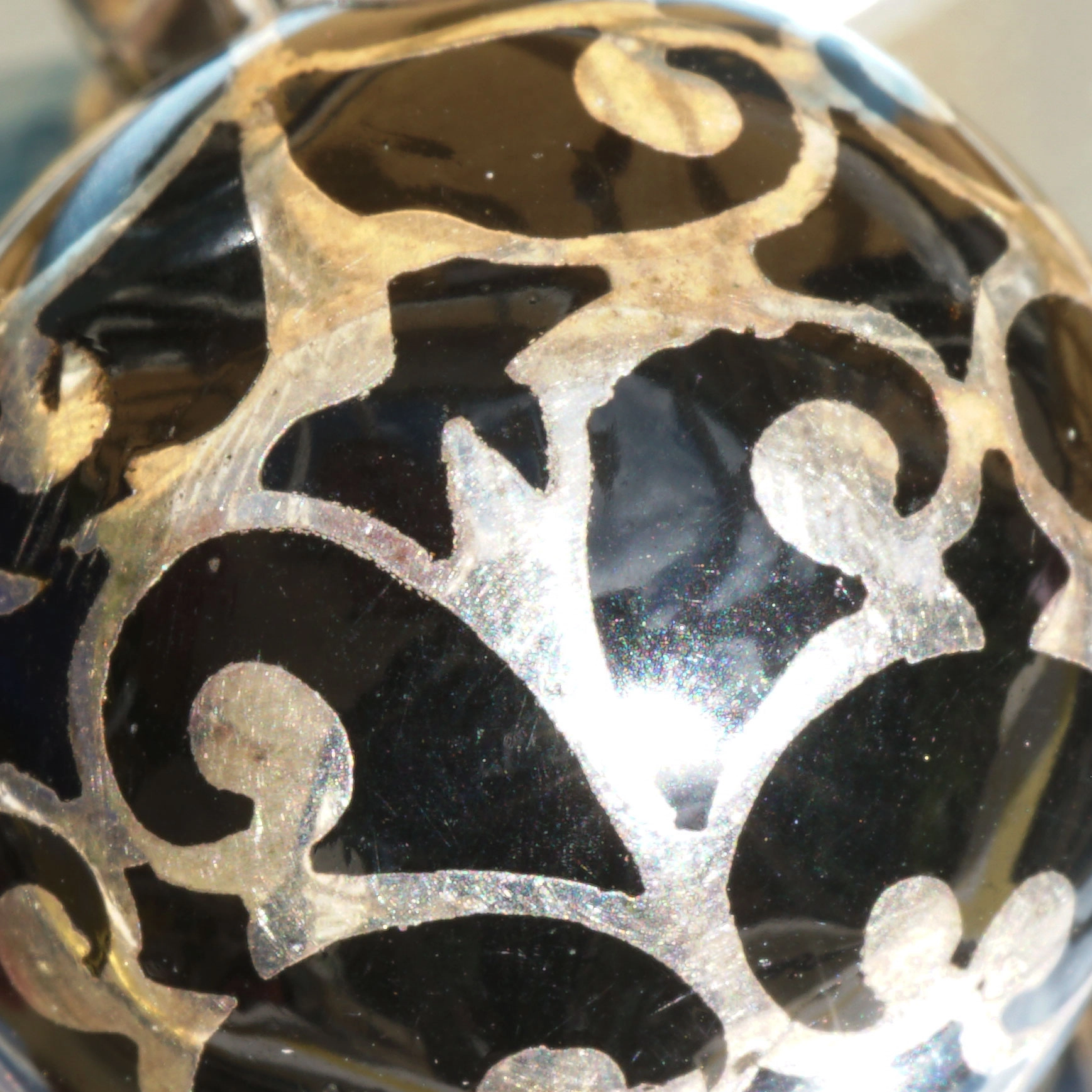 Jingle Ball Pendant in 925er Silver with spherical Sounds
