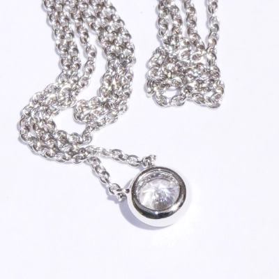 Round full cut brilliant approx. 0.50 ct, D (very fine white) / SI2 (small inclusions) with GIA report