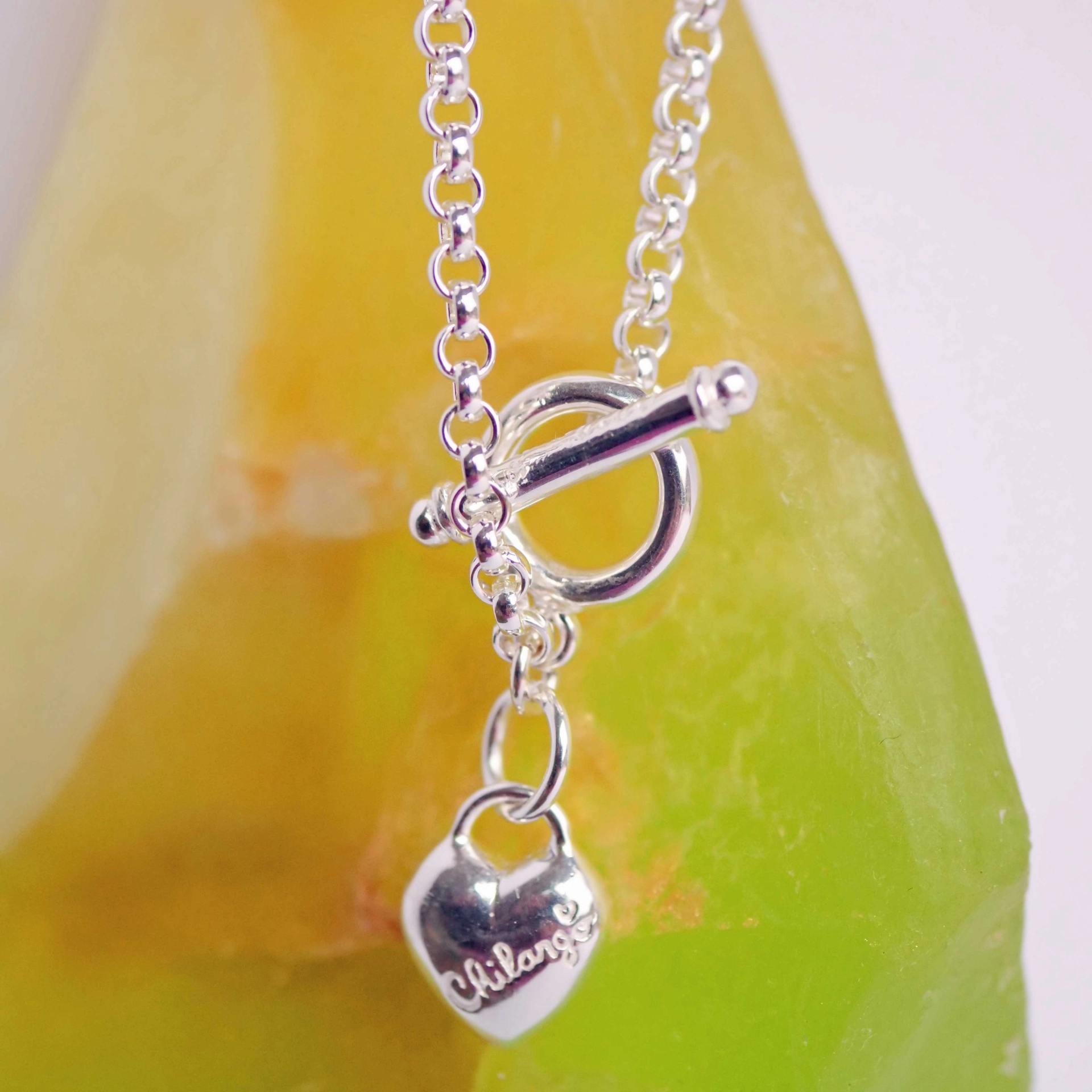 Chilango Necklace in 85 cm fine Luxury 925 Silver 3 mm