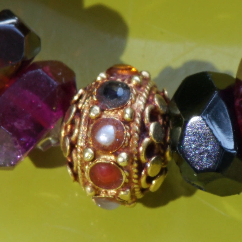Tourmalin Bracelet..900er Finegold Ball ....100 ct
