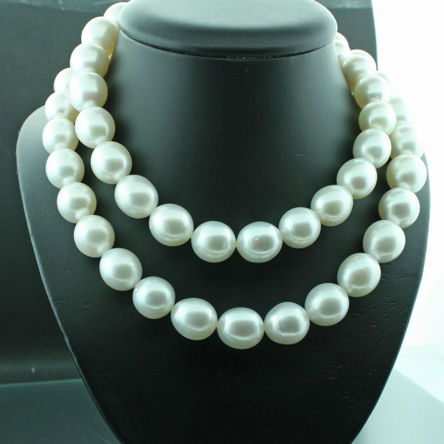 Southsea Pearl Opera Chain 85 cm white 14,2-12 mm AAA+
