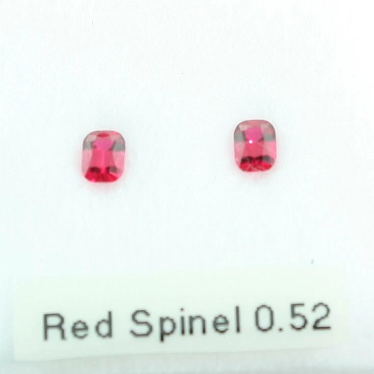 Yavorskyy TOPQUALITÄT Roter Spinell total 0.52 ct perfekter Schliff