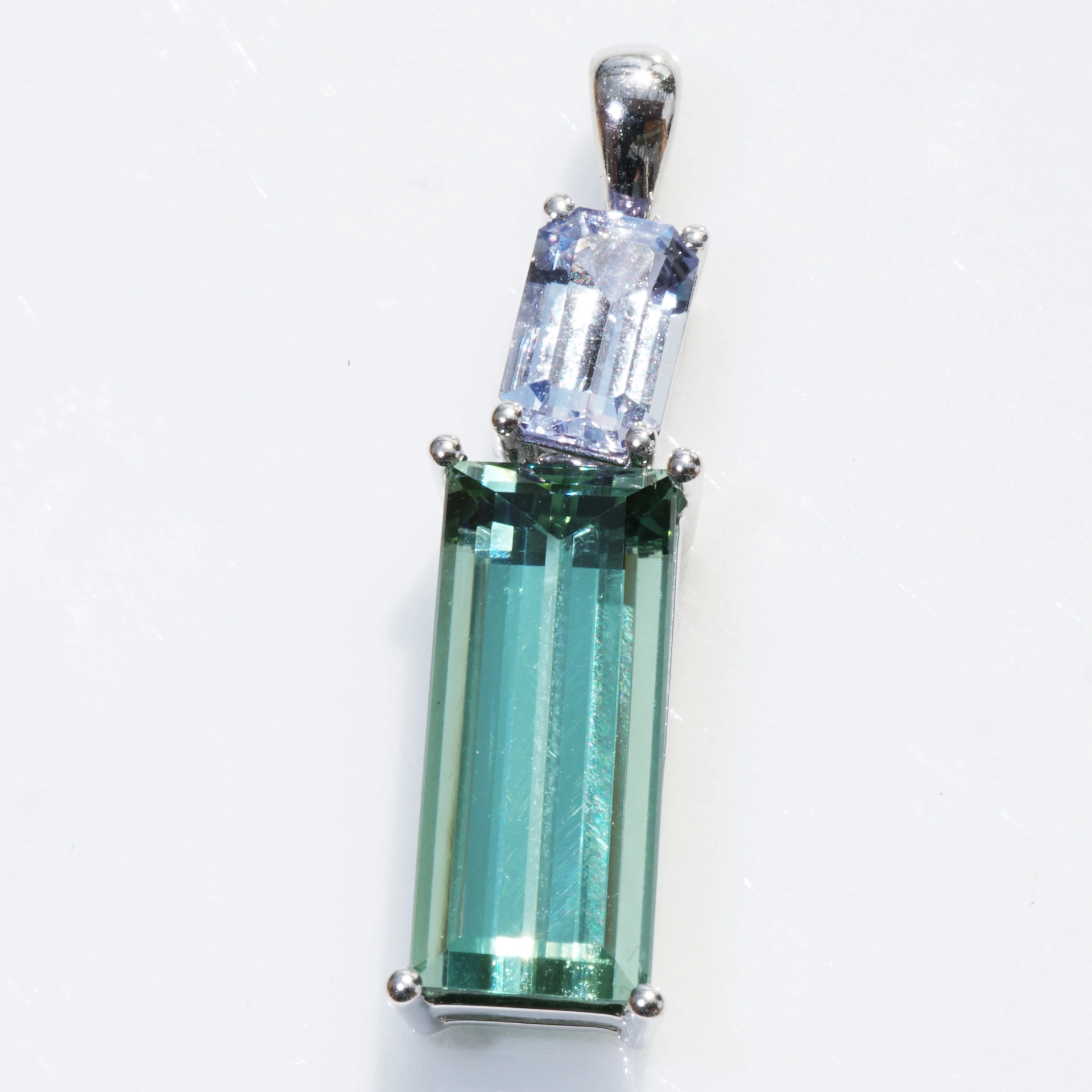 Turmalin Tansanite Brilliant Pendant...only best Colors combinated