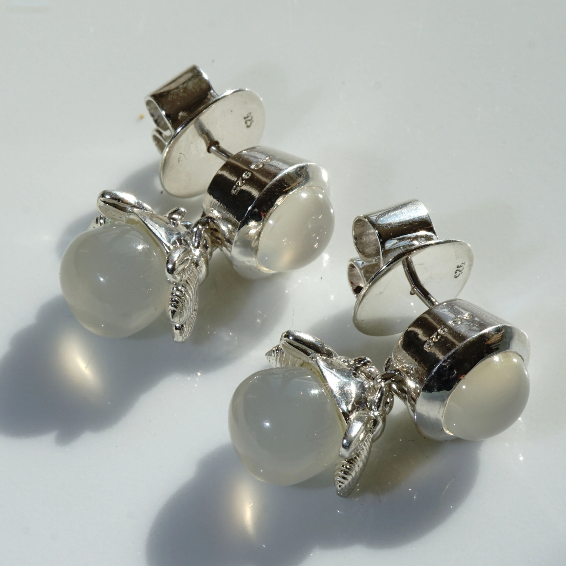 The Best Silver Jewelery forever...High Quality Chilango EARRINGS PRINCESS BEE