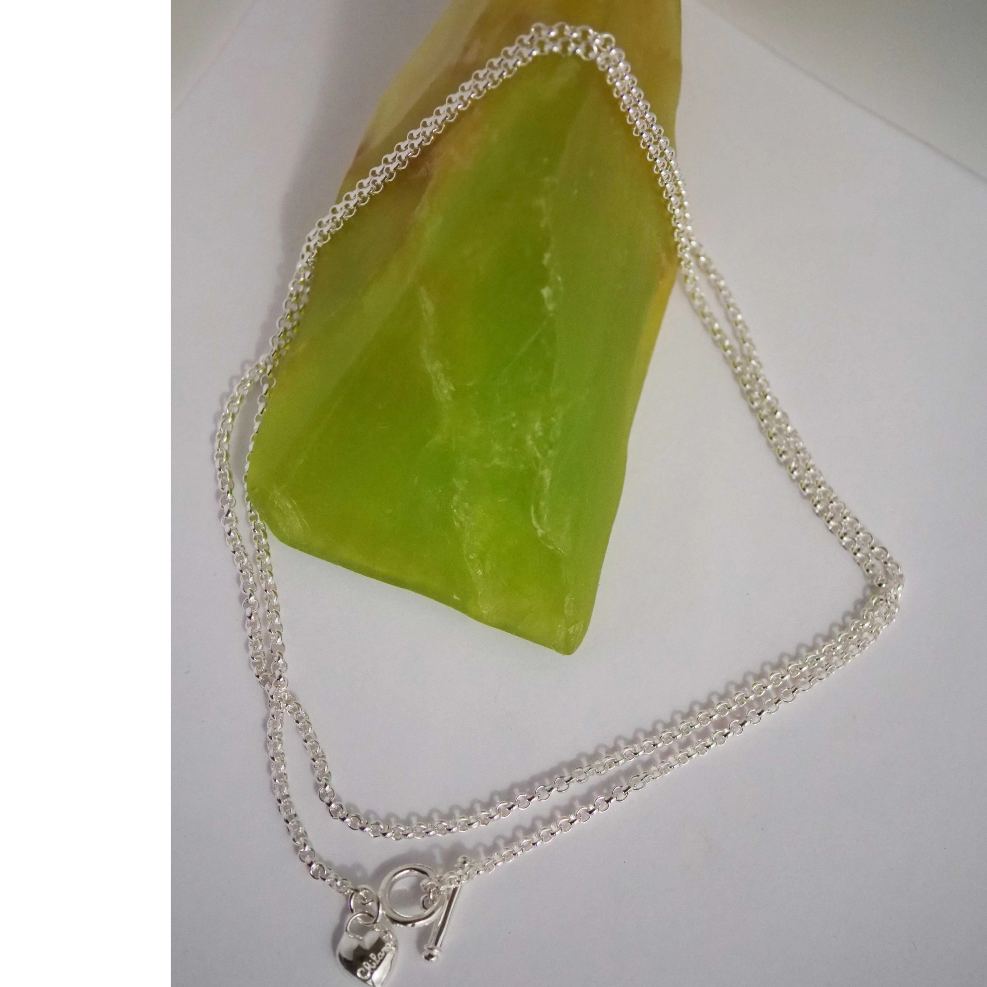 Chilango Necklace in 85 cm fine Luxury 925 Silver 3 mm