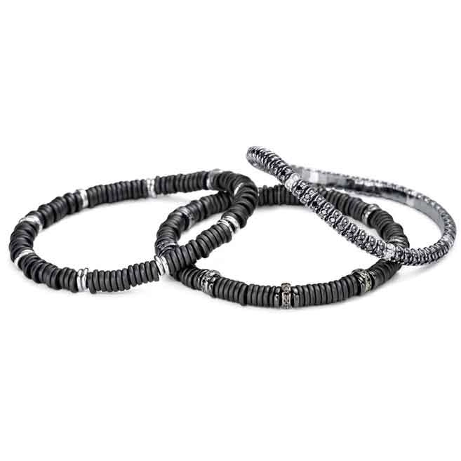 Ceramic Brilliant Bracelet from the popular Loop Kollektion Silhouette Bentner Germany