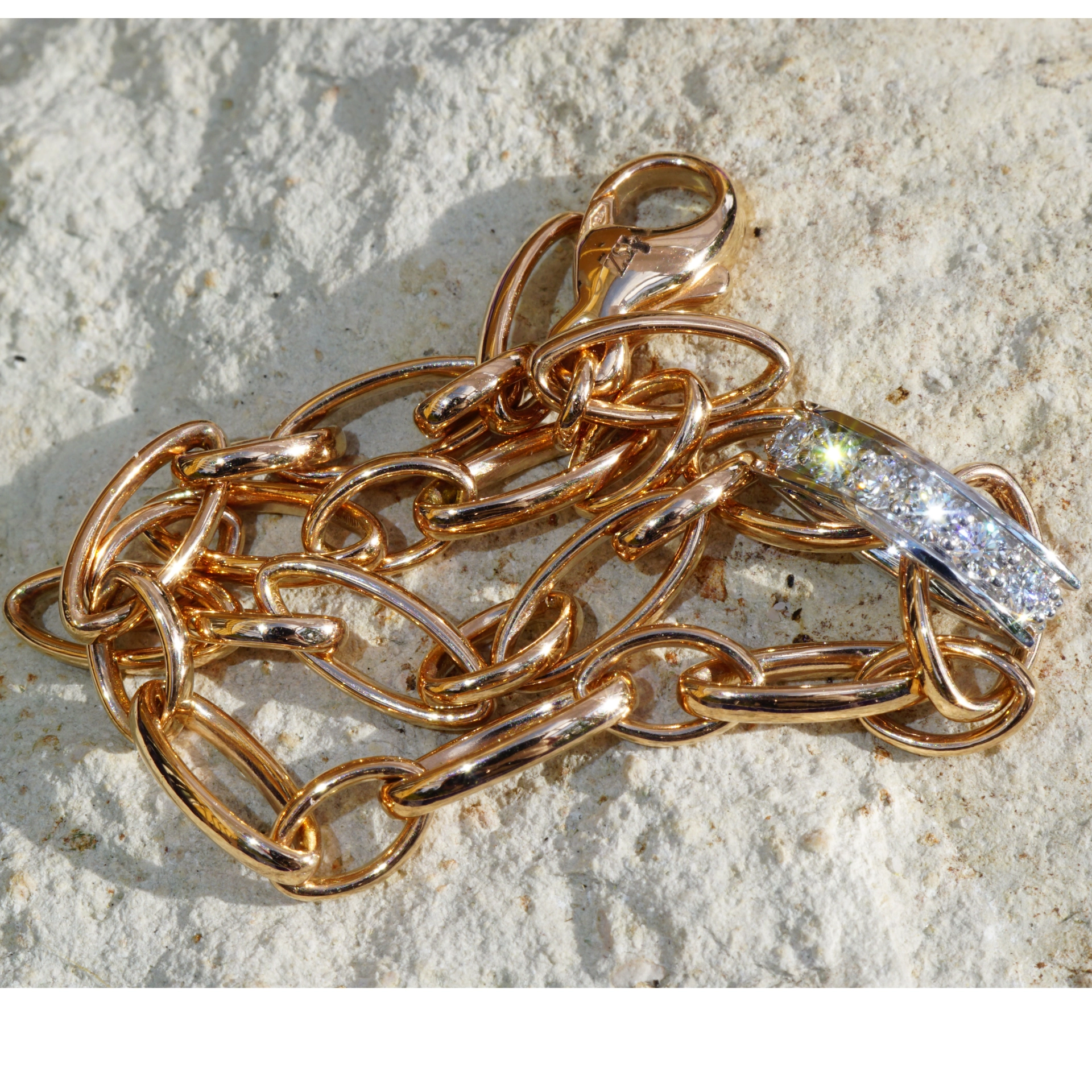 The hottest amazing piece of jewelry...bicolor Bracelet