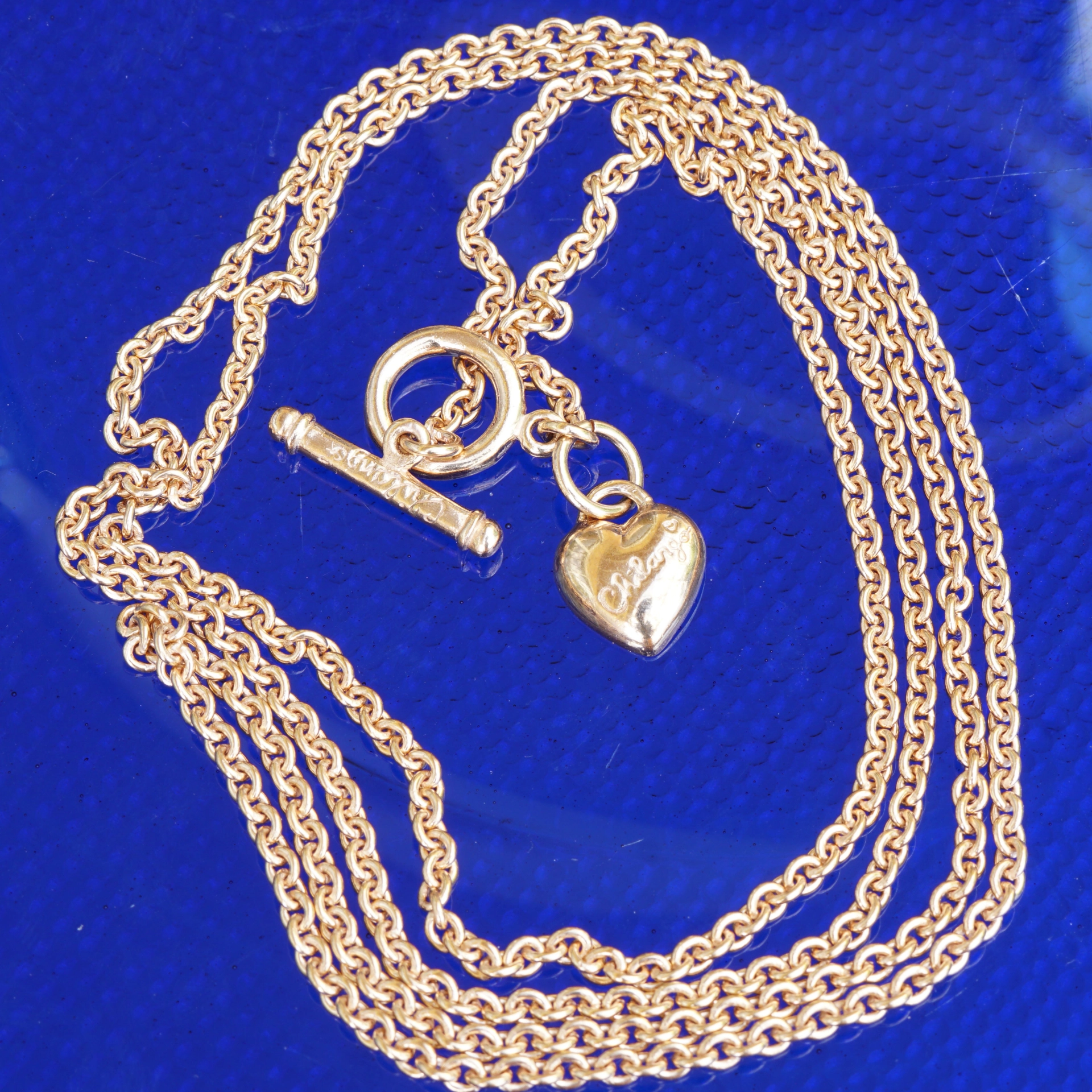Chilango Jewelry Chain in 85 cm  fine Luxury 925 Silver 18 kt rose gold-plated