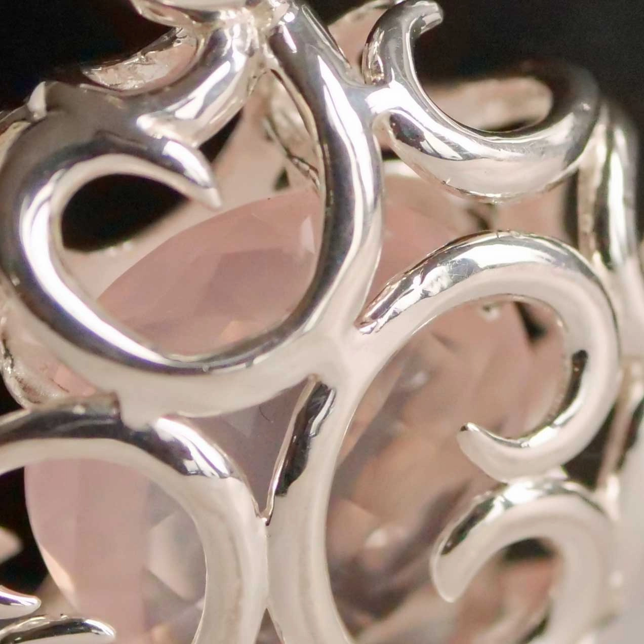 The best Silver Jewelery forever....Fairytale Calzedony Rosequartz Pendant