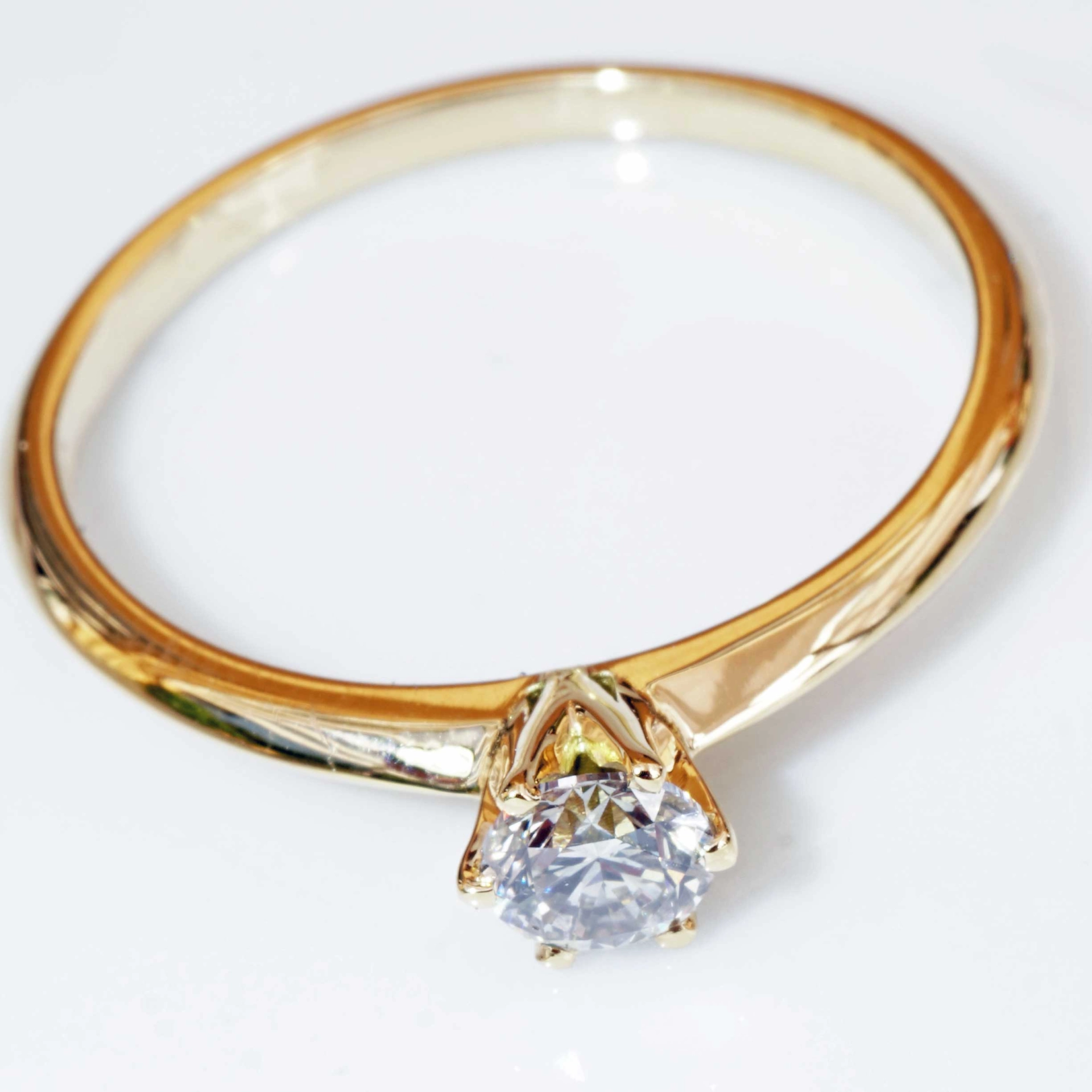 Brilliant Pendant Ring Earstuds 18 kt Yellowgold total 1.20 ct VS Silhouette Schmuck