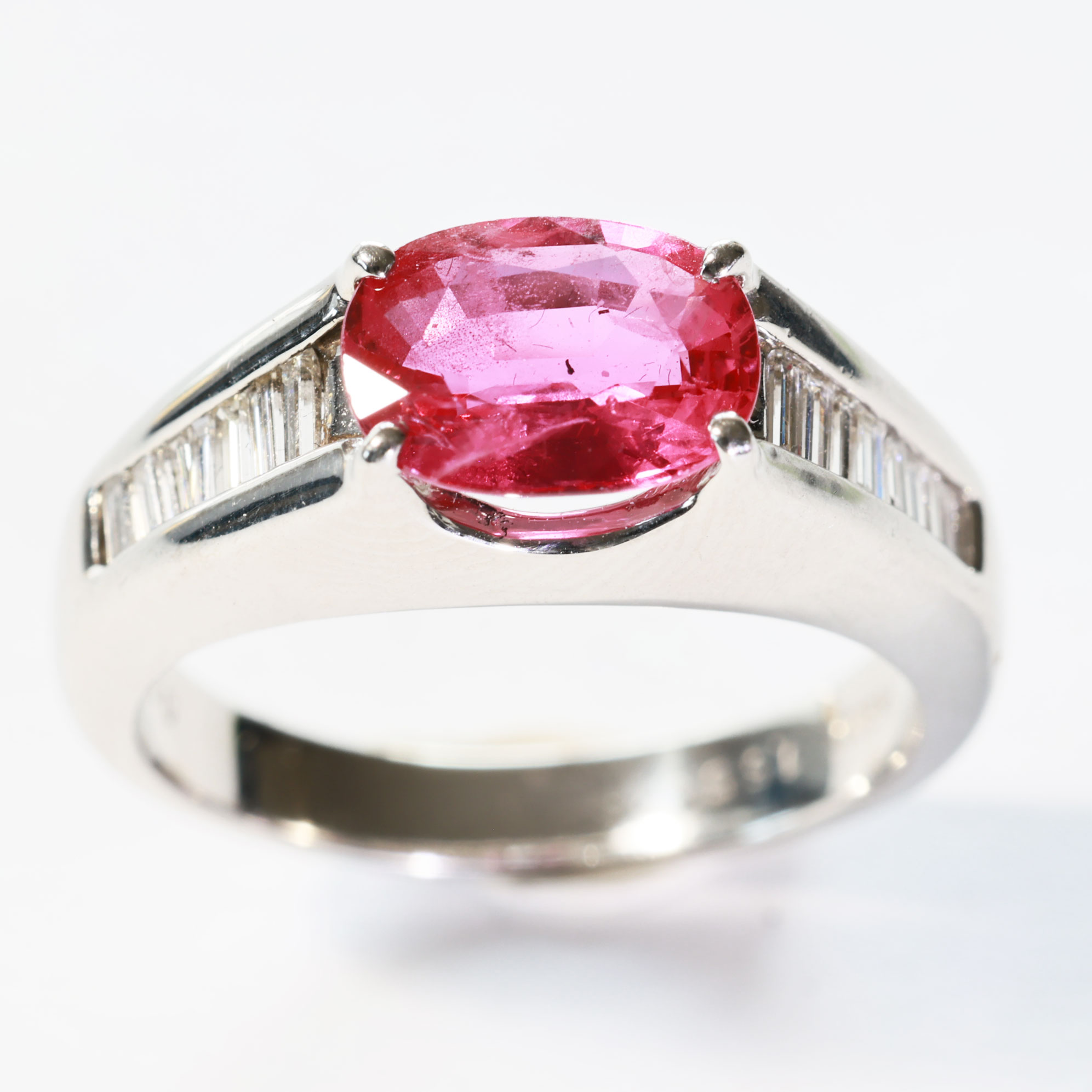Ruby Diamond Ring Platinium....Noblest among the Noble