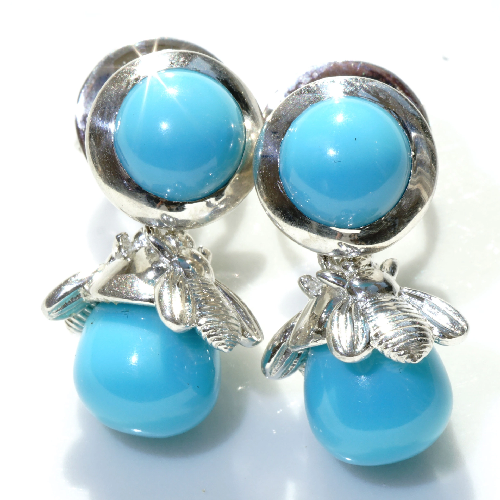 The Best Silver Jewelery forever...High Quality Chilango Earsticke Princess Bee