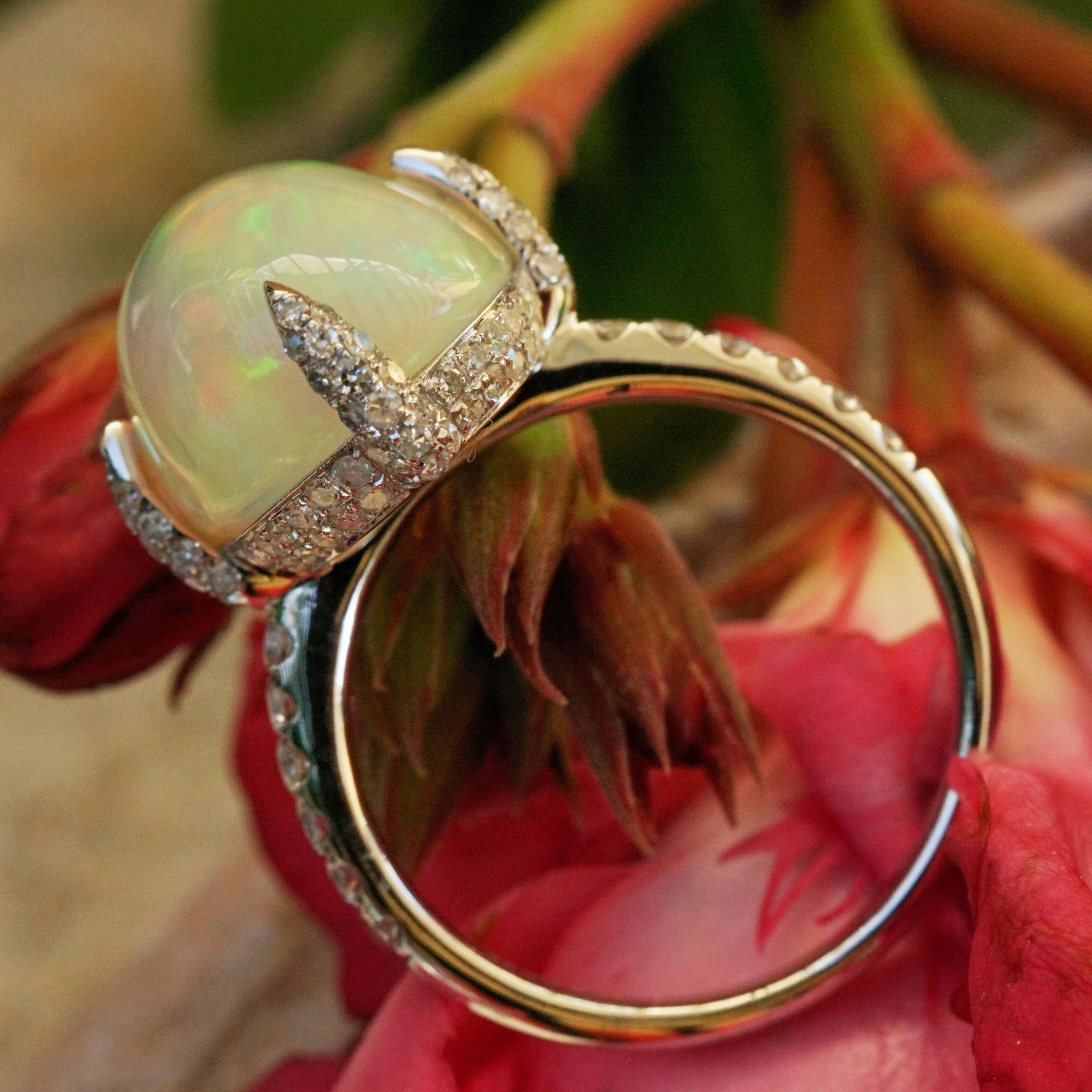 Vollopal  Brillant Ring 750er Gold 8.76 ct TW VVS-SI Reise ins Wunderland