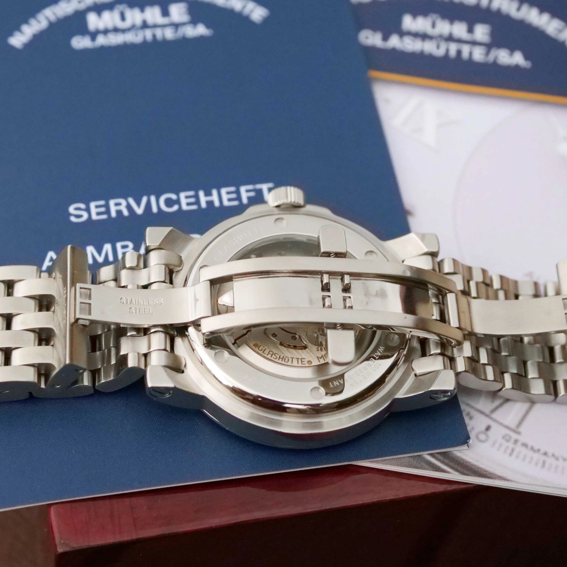 Mühle Glashütte Mercurius Men's Watch Ref. M1-24-25-600 completely overhauled 9/24