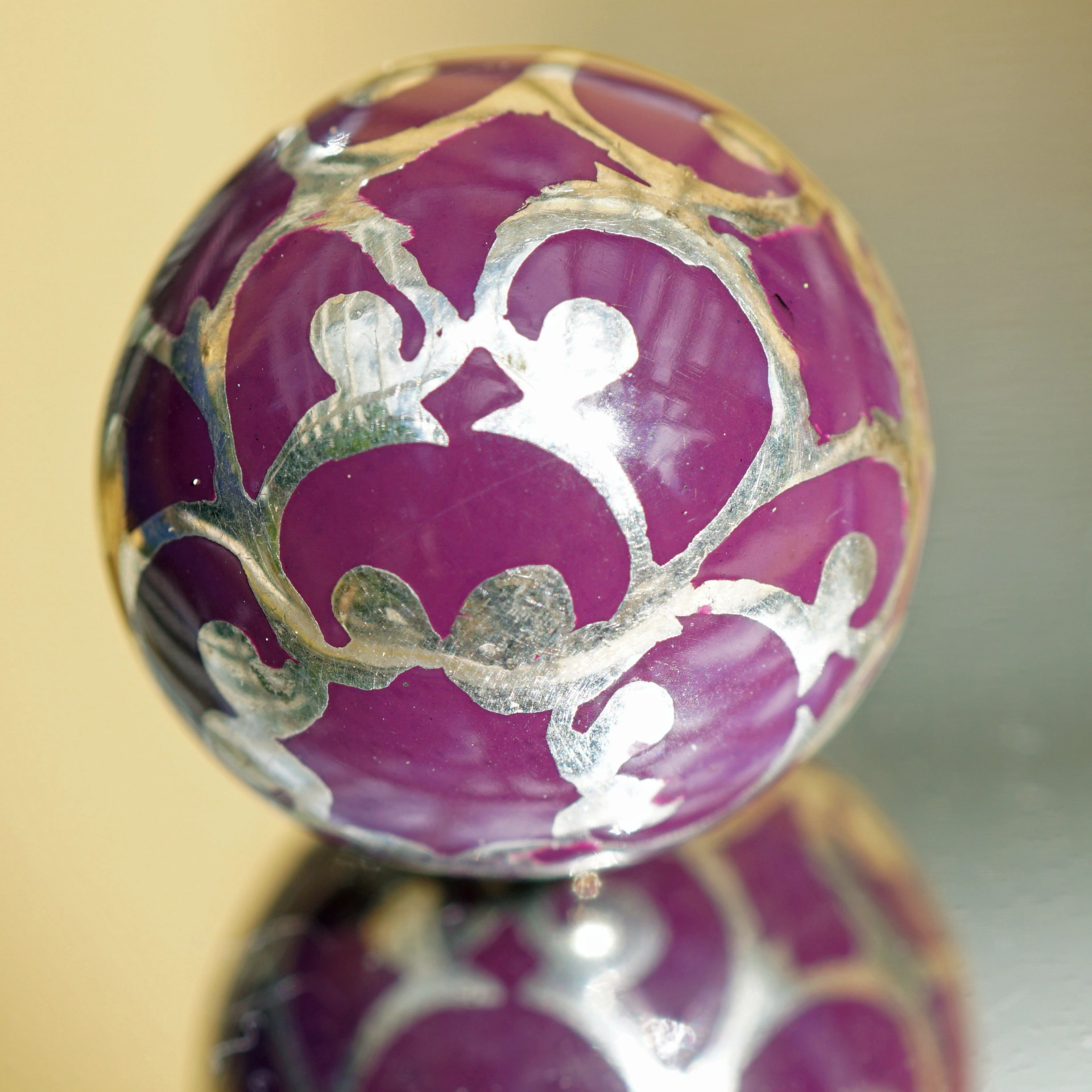 Jingle Ball Pendant in 925er Silver with spherical Sounds