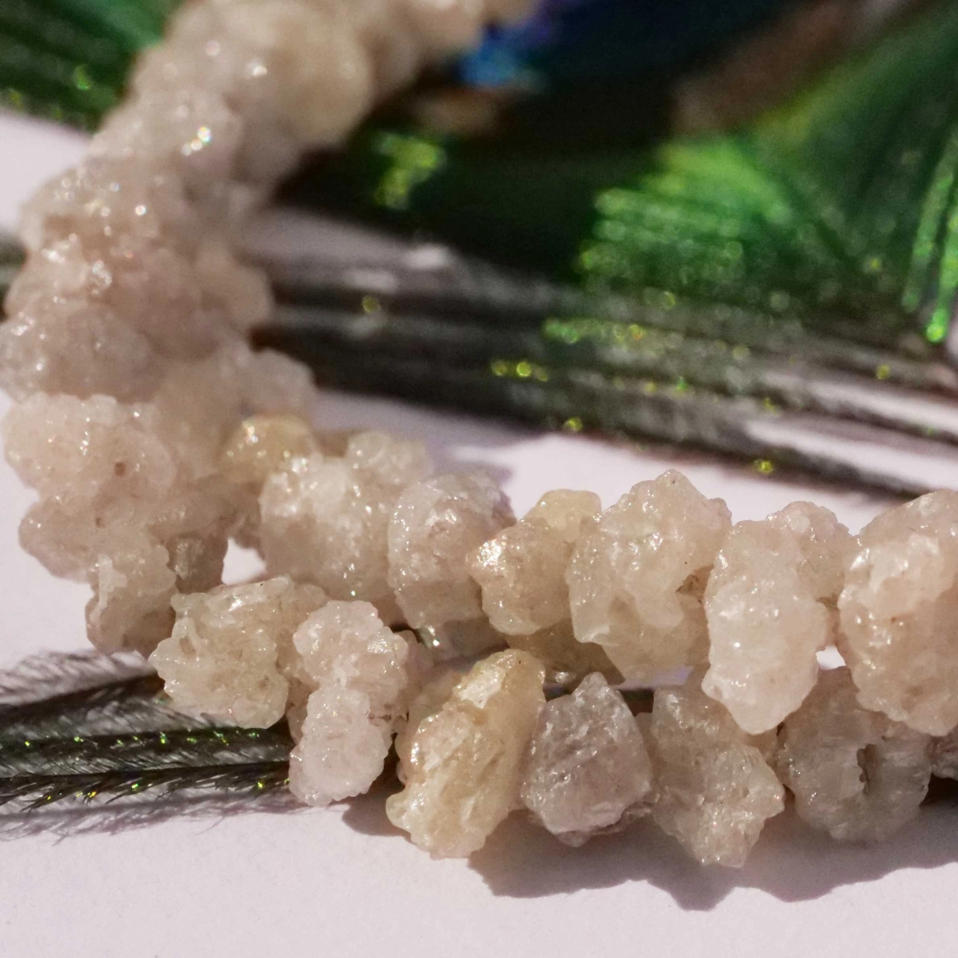Natural Diamond Strand in the form of rough Diamond uncut Nuggets  5-6 mm totally 55 ct